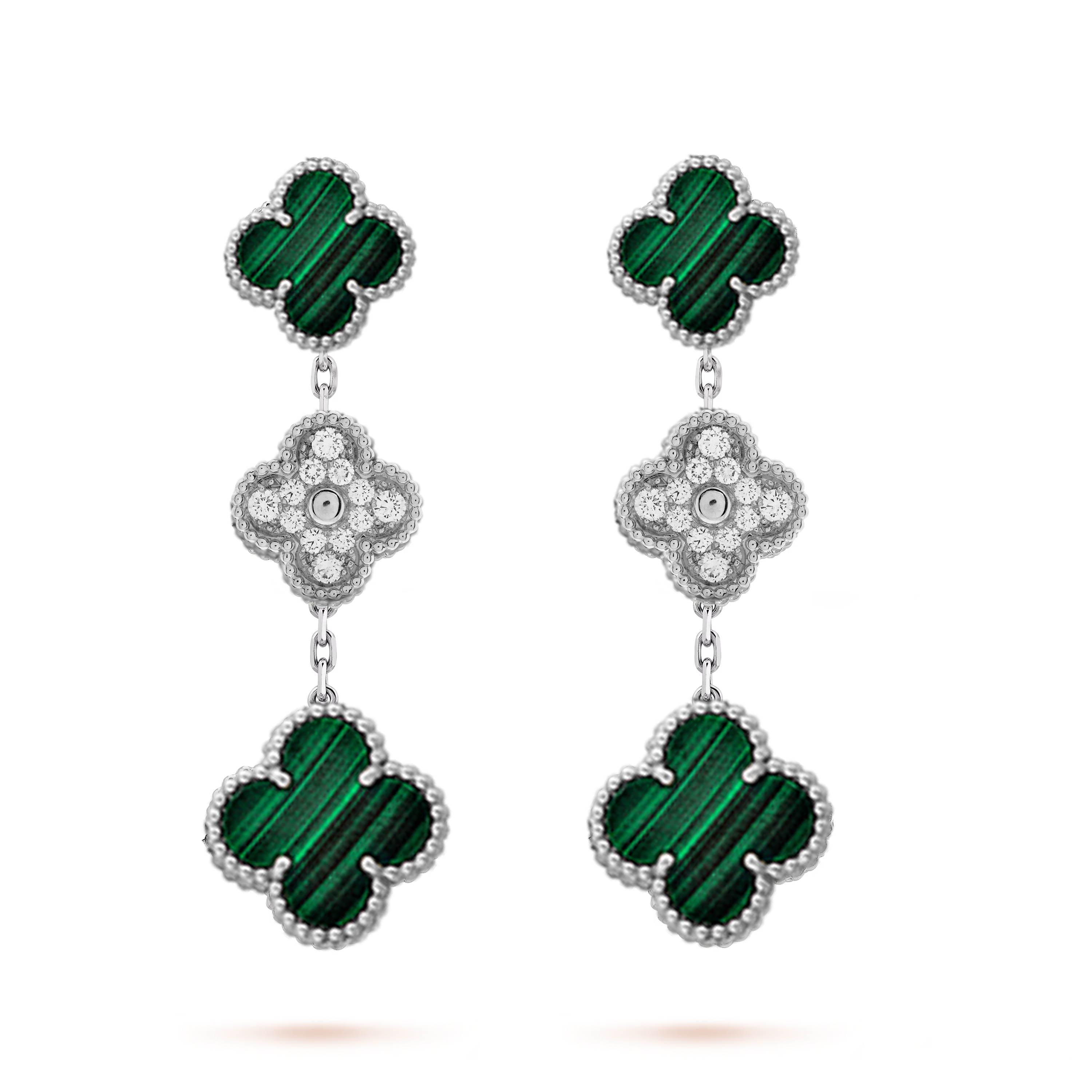 VCE015 VCA 3 motif magic alhambra earring clip - ccjewelryacc