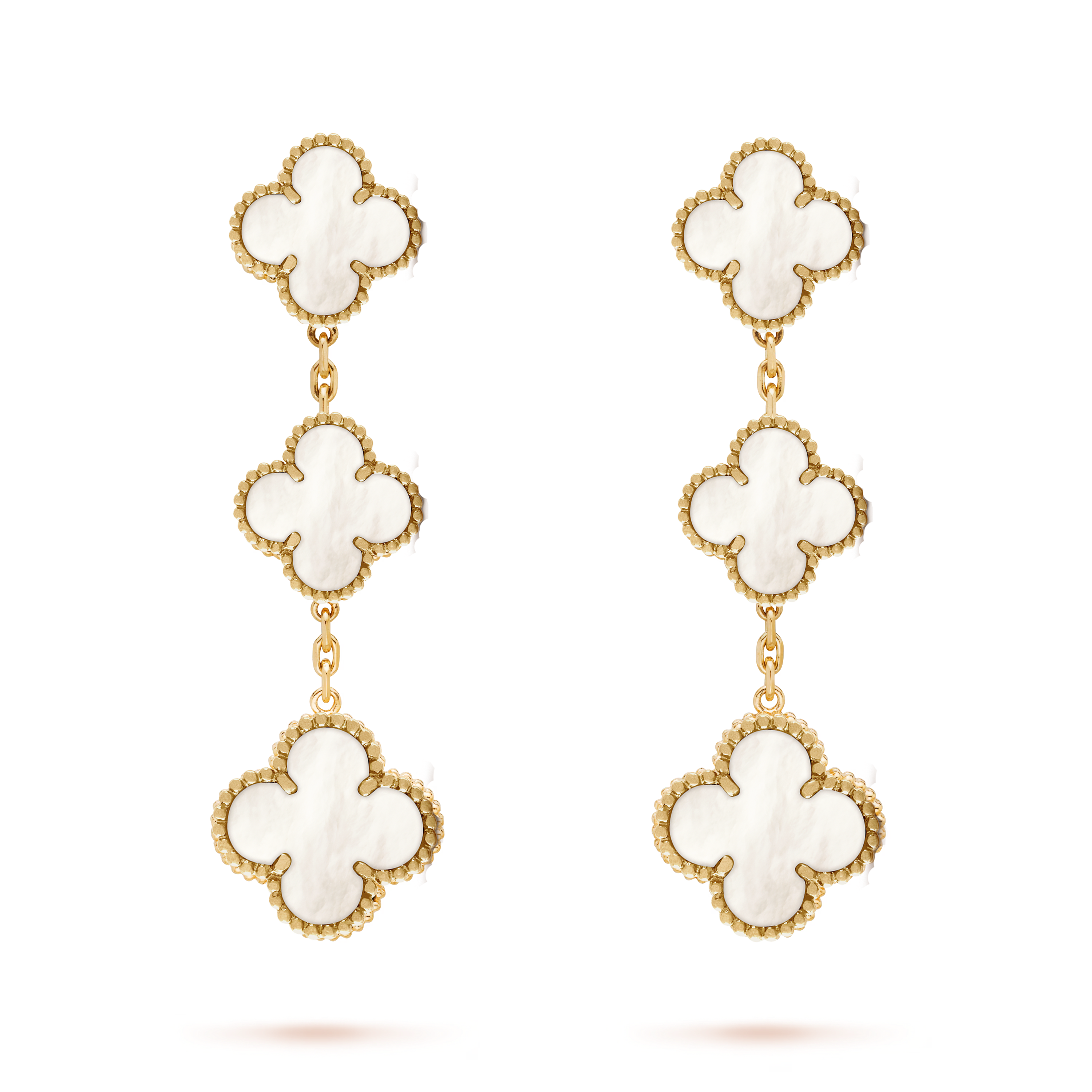 VCE022 VCA Magic Alhambra stud Clip earring 3 motifs - ccjewelryacc