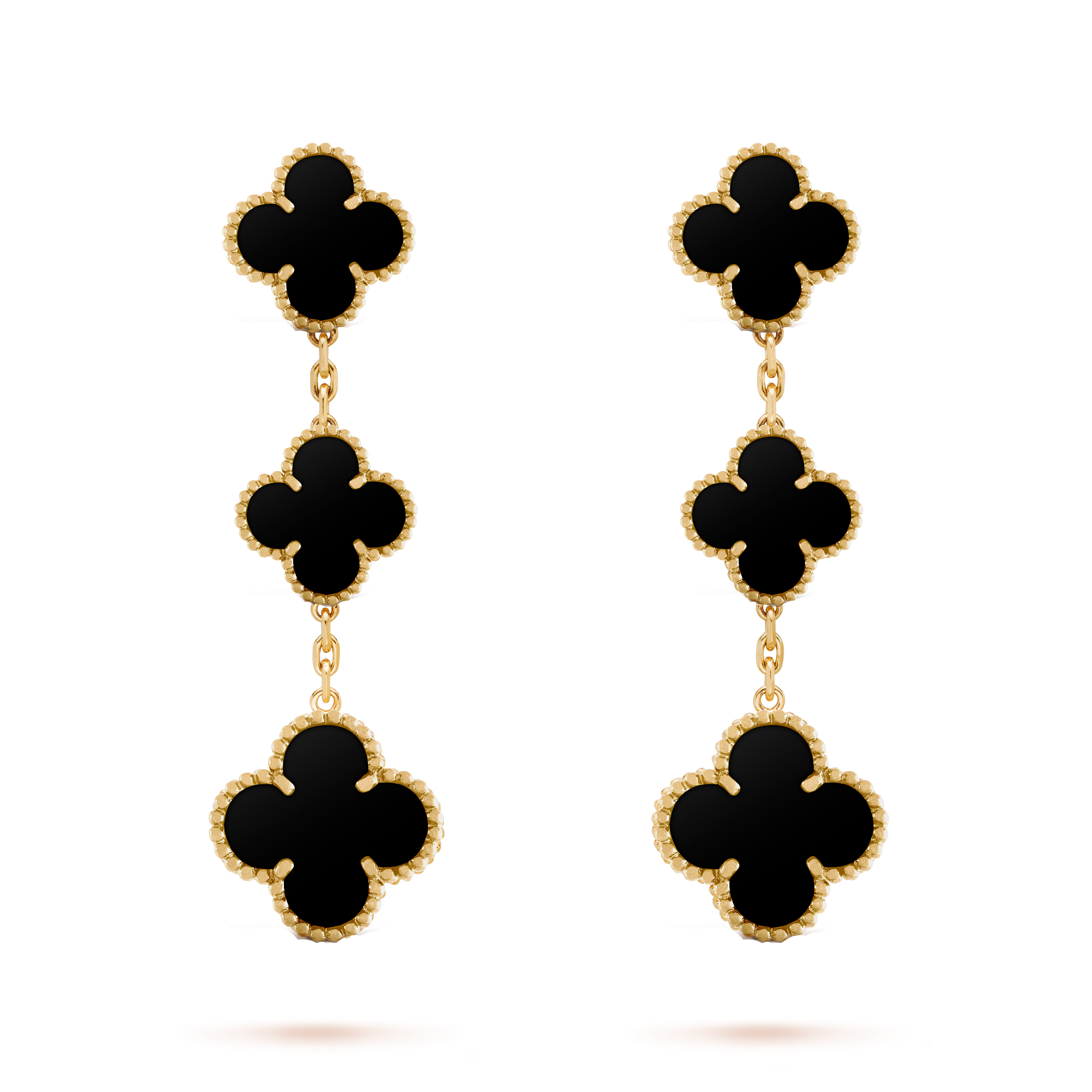 VCE022 VCA Magic Alhambra stud Clip earring 3 motifs - ccfashionjewelry