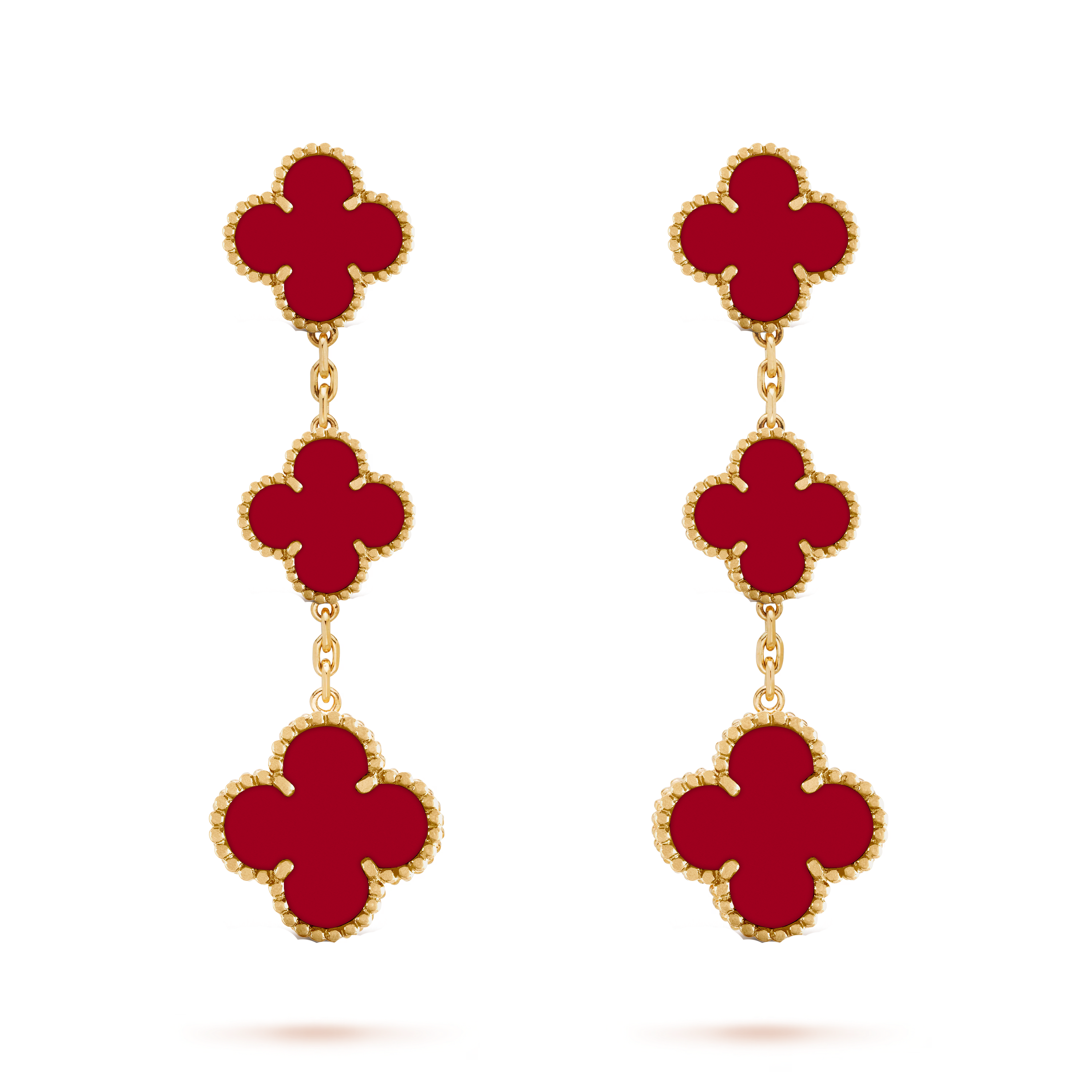 VCE022 VCA Magic Alhambra stud Clip earring 3 motifs - ccjewelryacc