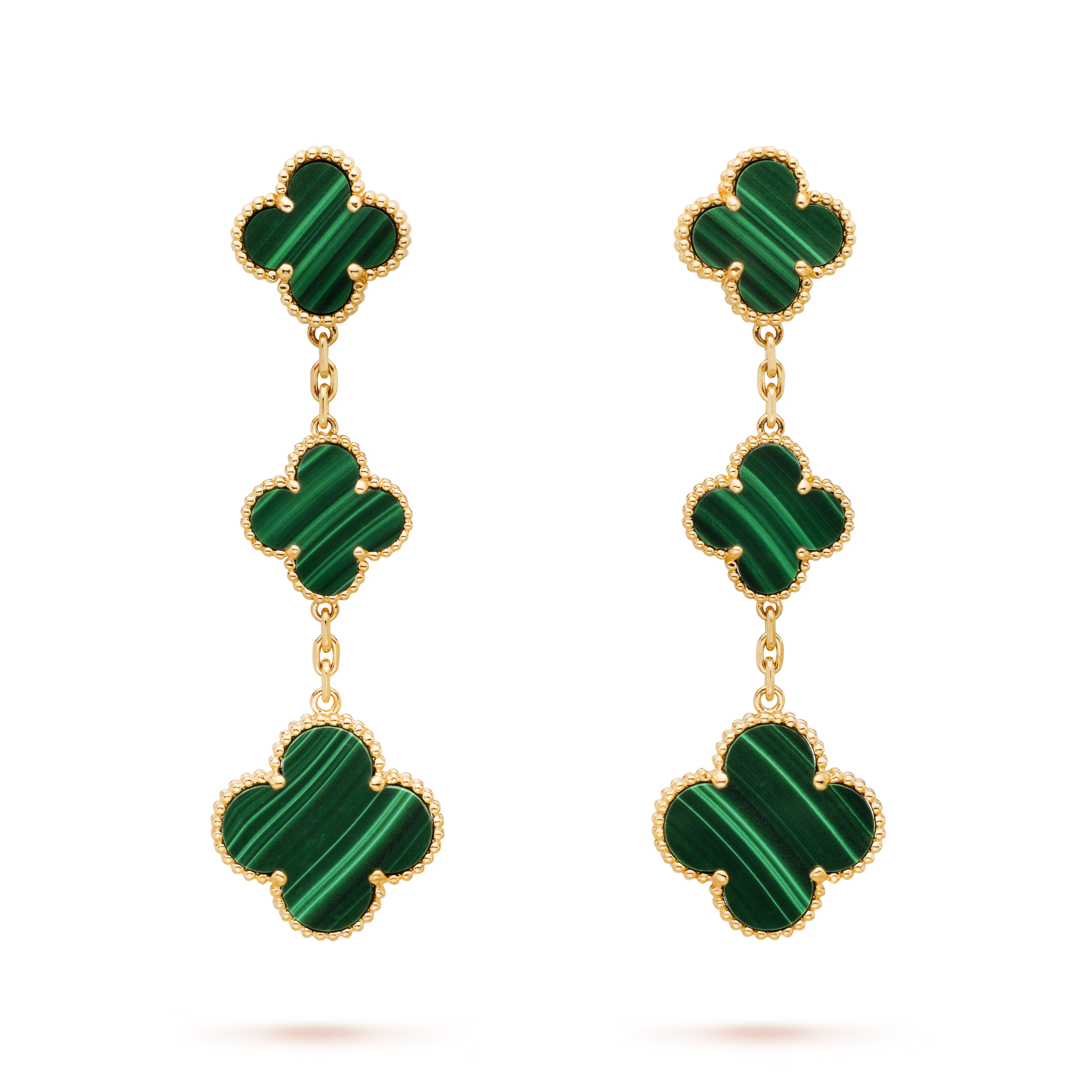VCE022 VCA Magic Alhambra stud Clip earring 3 motifs - ccjewelryacc