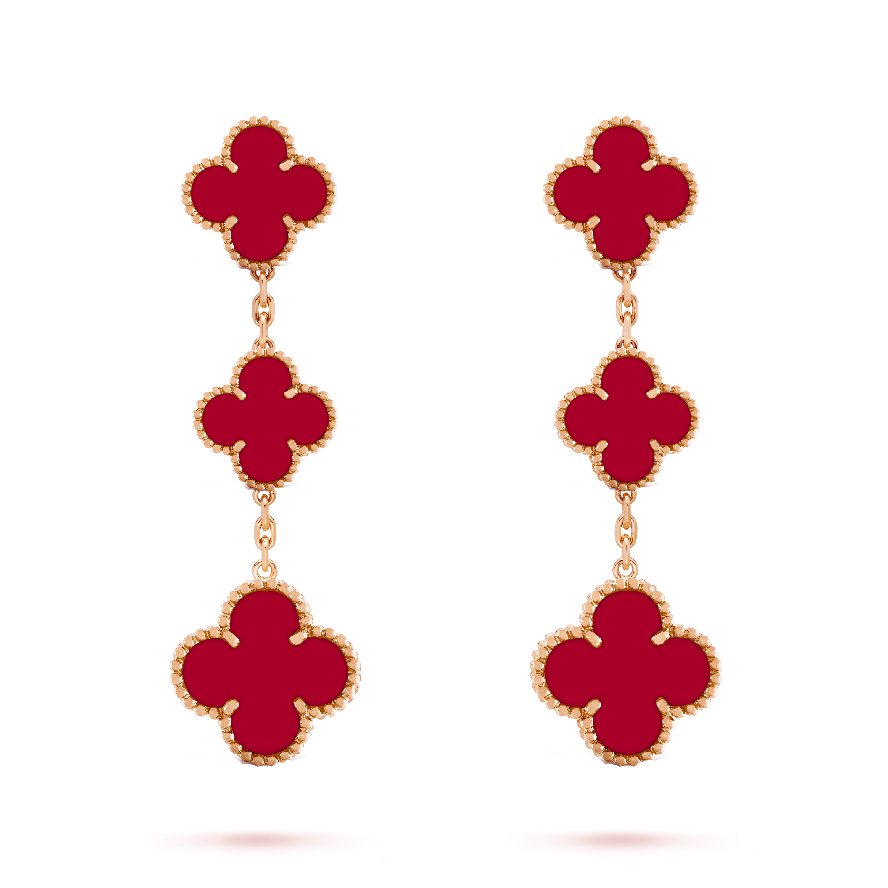 VCE022 VCA Magic Alhambra stud Clip earring 3 motifs - ccjewelryacc