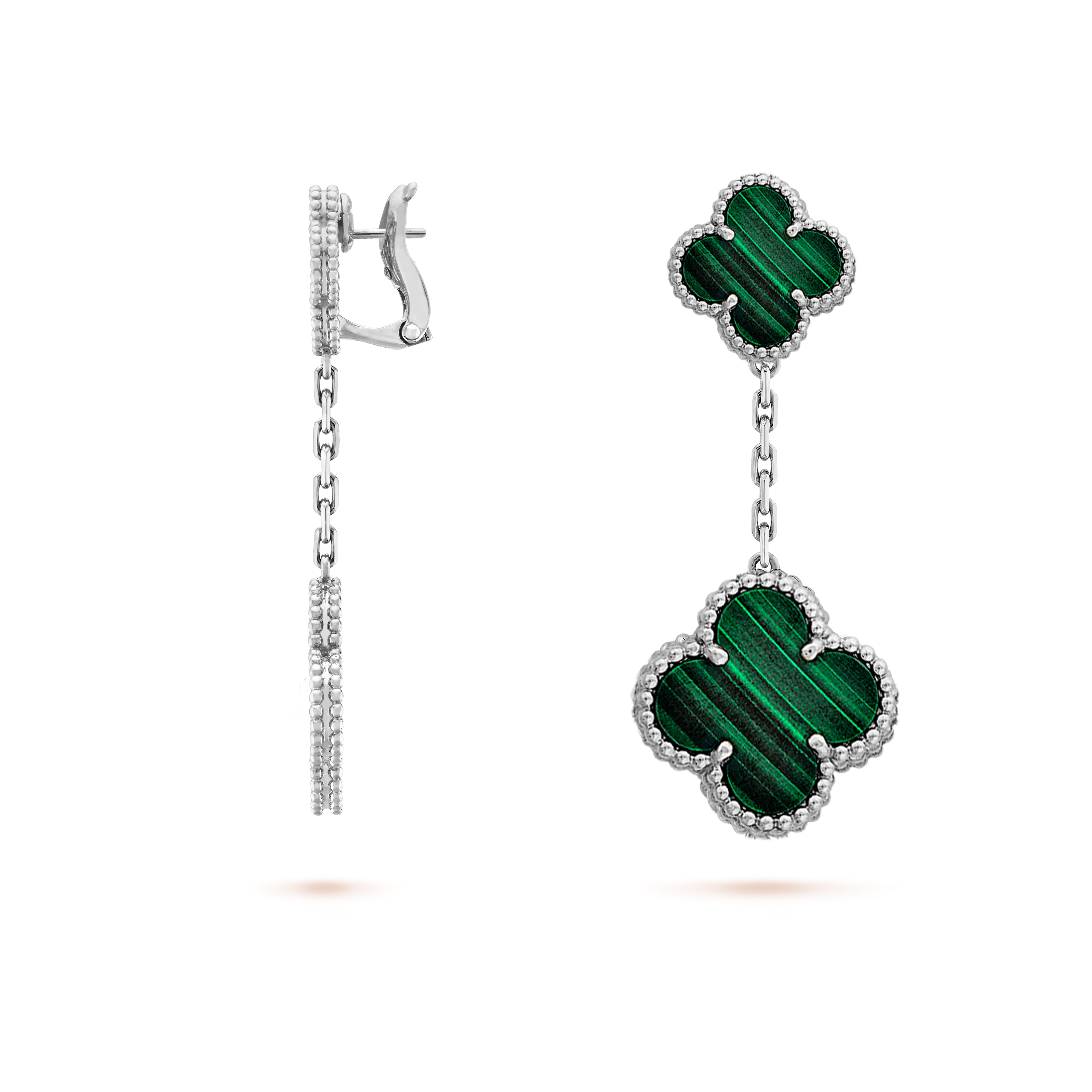 VCE033 VCA 2 Motifs Magic Alhambra earrings clip - ccjewelryacc