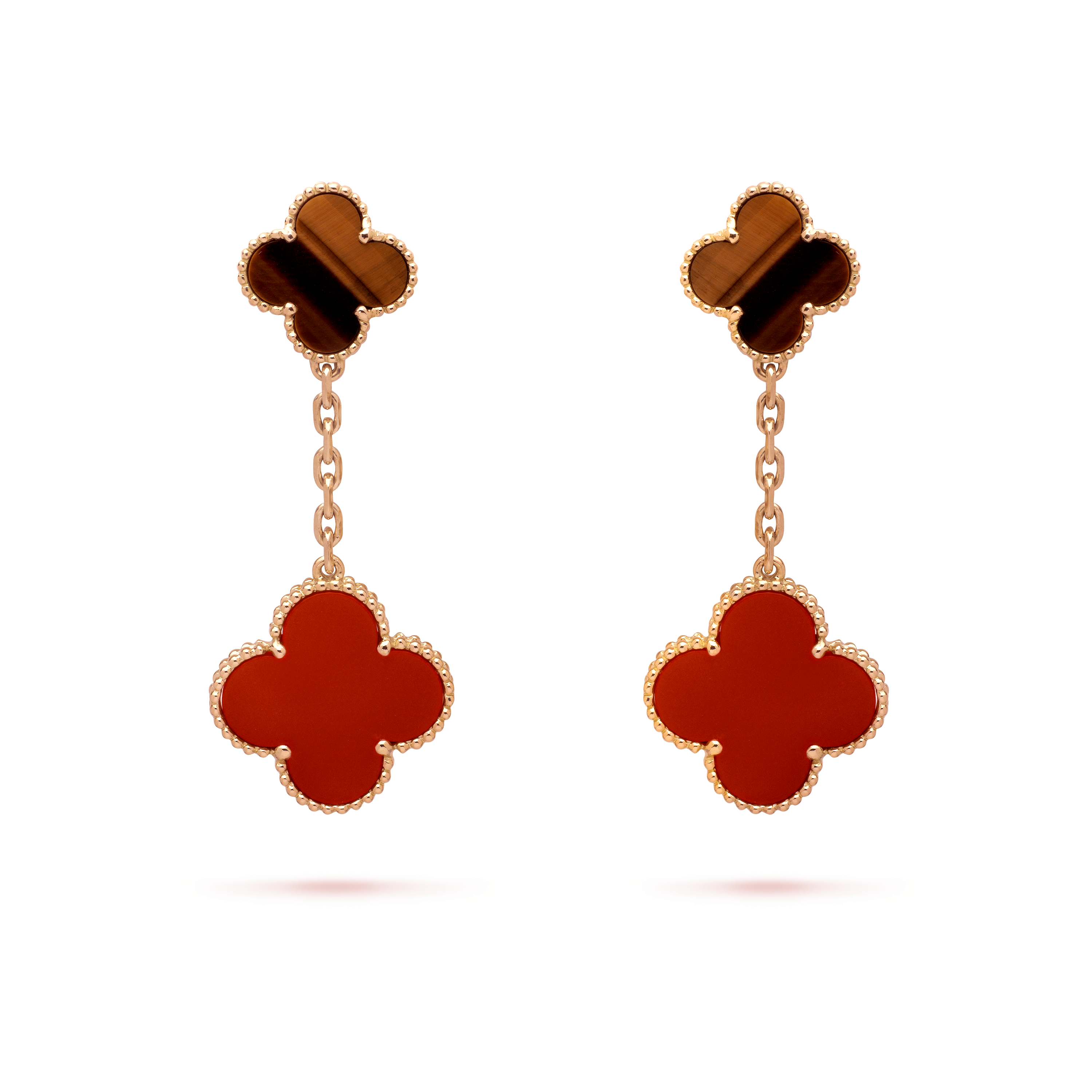 VCE033 VCA 2 Motifs Magic Alhambra earrings clip - ccjewelryacc