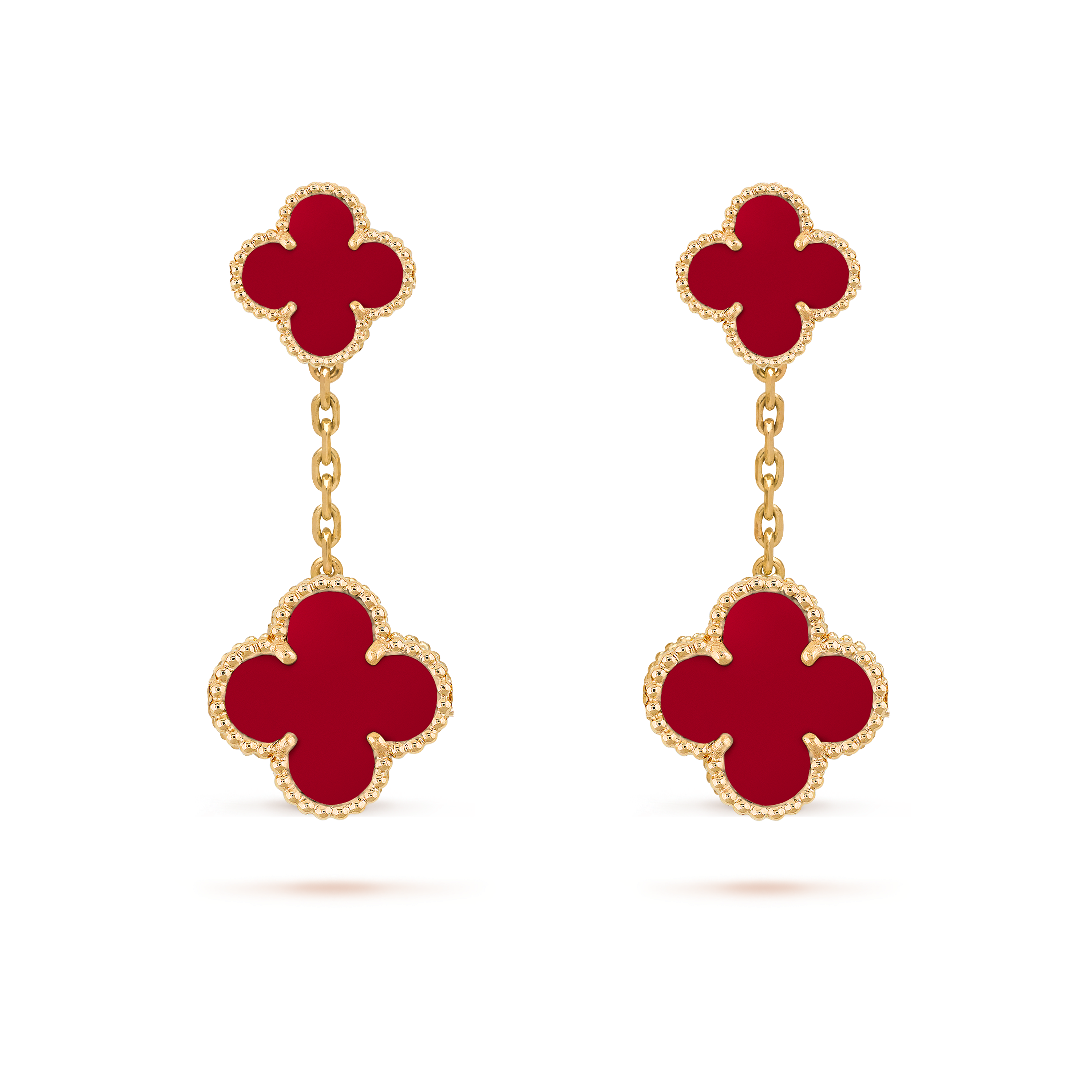 VCE033 VCA 2 Motifs Magic Alhambra earrings clip - ccjewelryacc