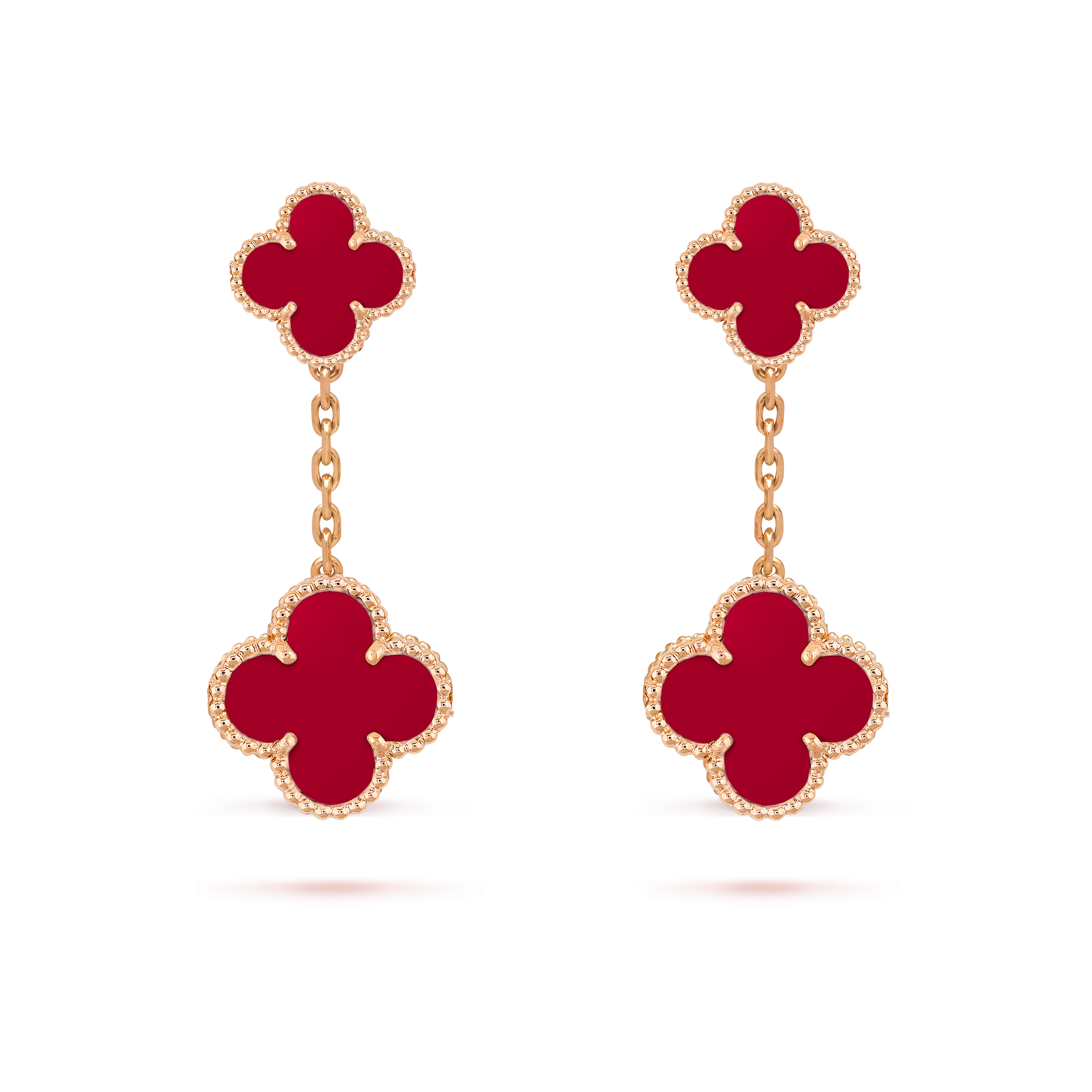VCE033 VCA 2 Motifs Magic Alhambra earrings clip - ccjewelryacc