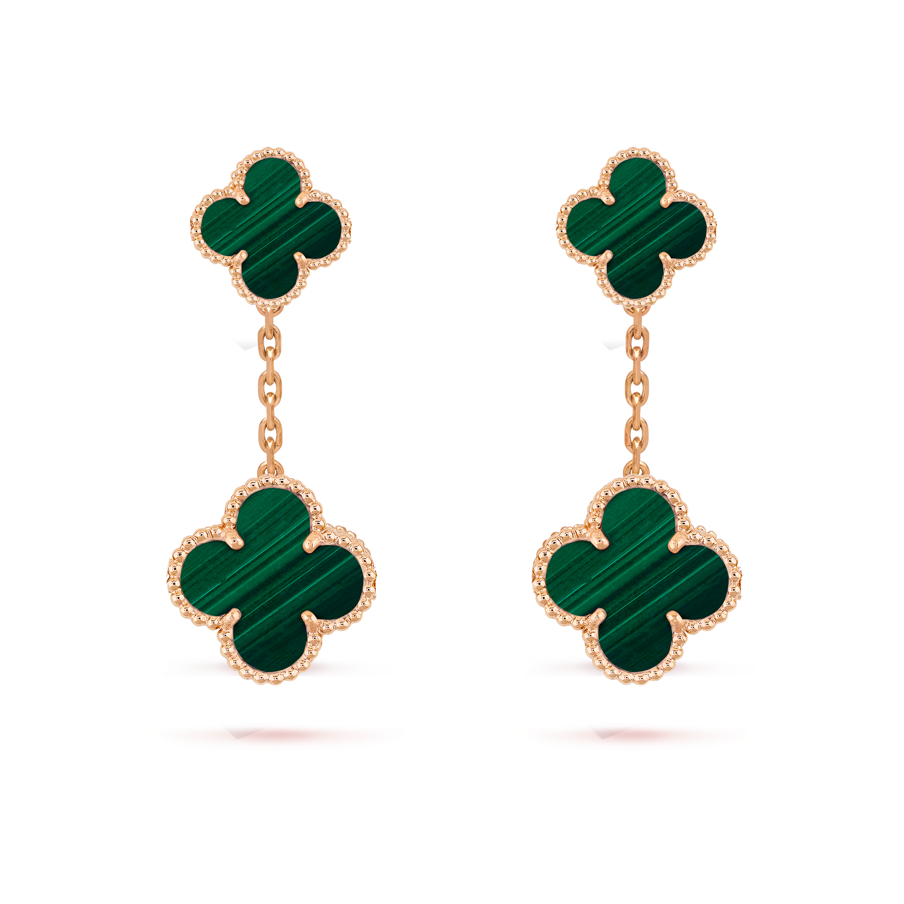 VCE033 VCA 2 Motifs Magic Alhambra earrings clip - ccfashionjewelry