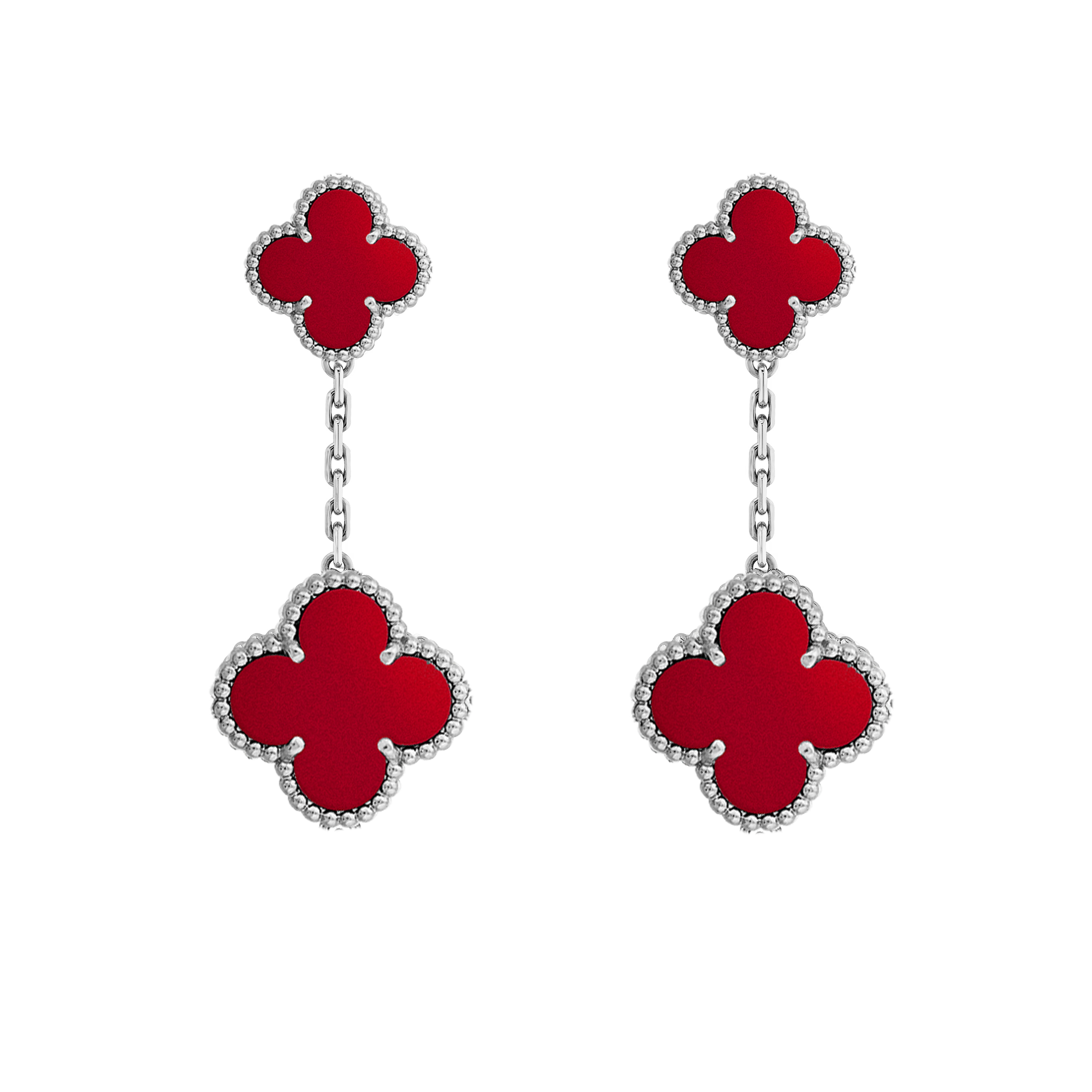 VCE033 VCA 2 Motifs Magic Alhambra earrings clip - ccjewelryacc