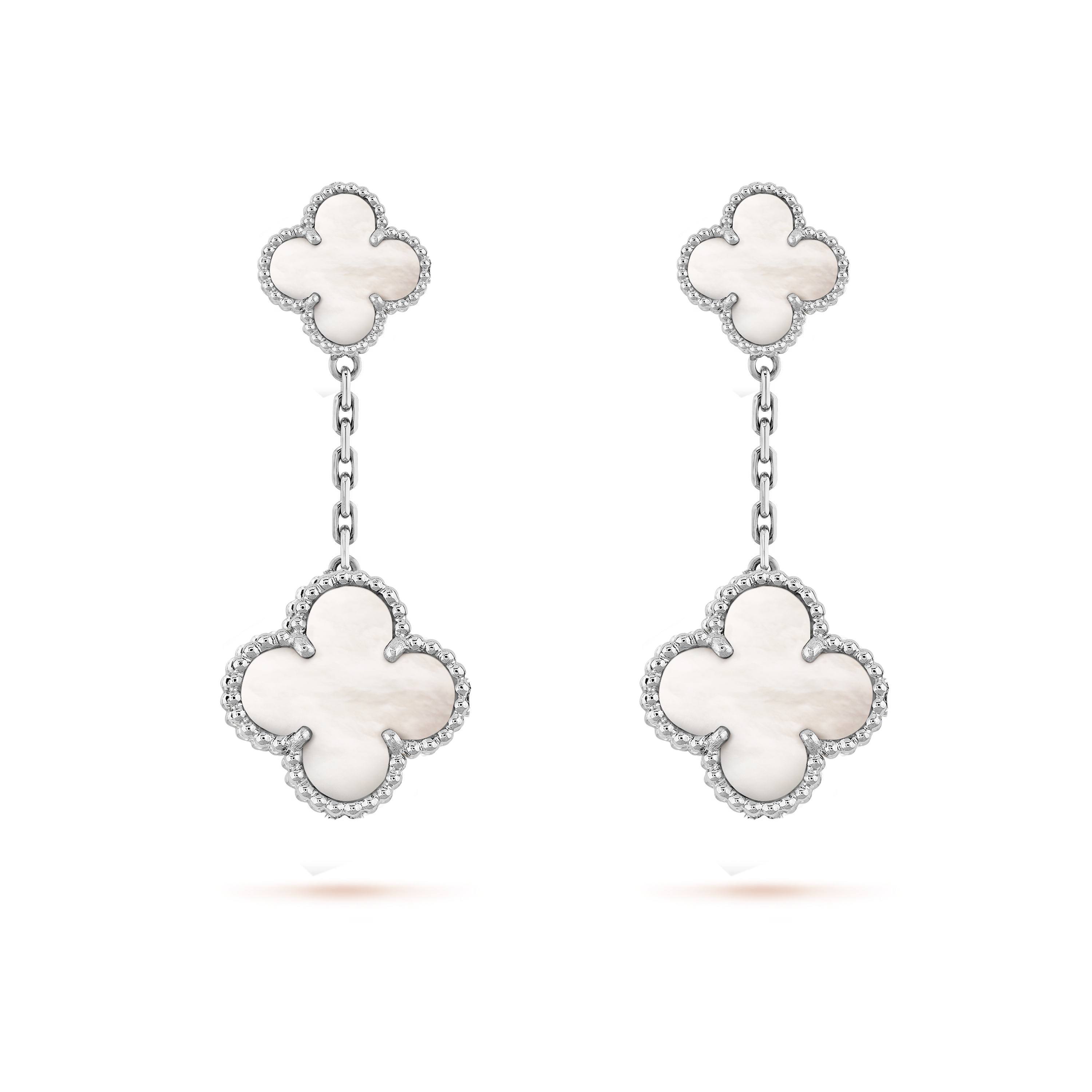 VCE033 VCA 2 Motifs Magic Alhambra earrings clip - ccjewelryacc