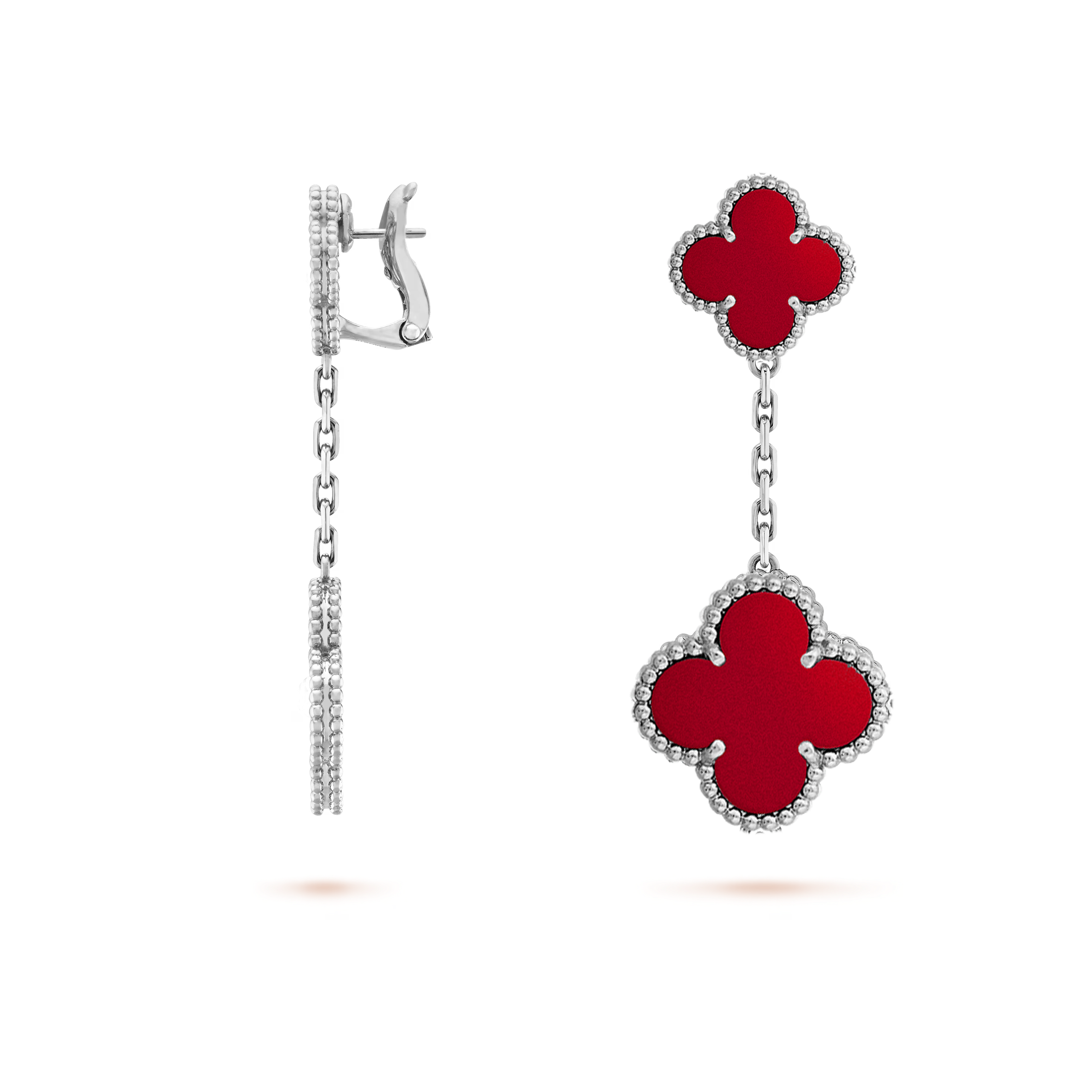 VCE033 VCA 2 Motifs Magic Alhambra earrings clip - ccjewelryacc