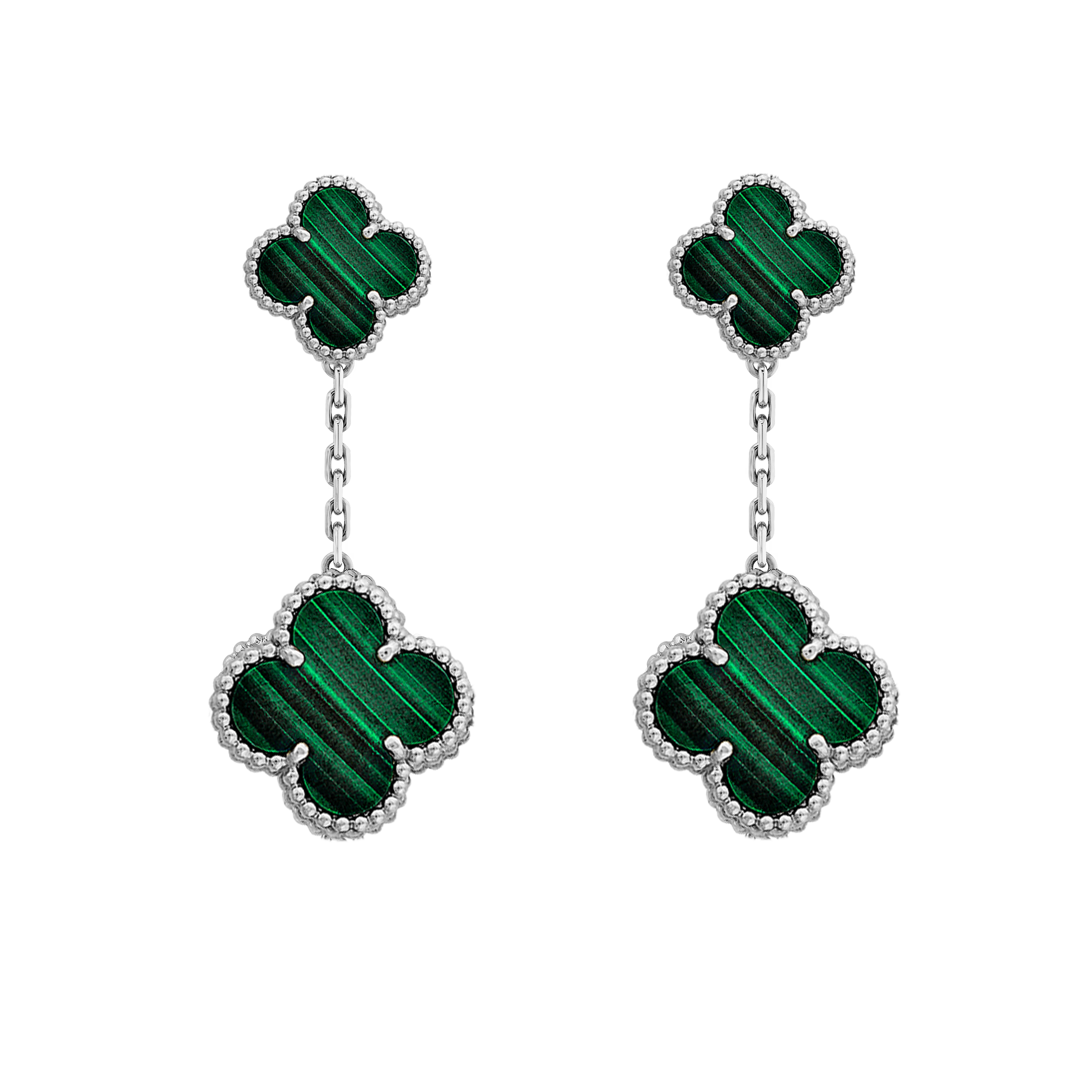 VCE033 VCA 2 Motifs Magic Alhambra earrings clip - ccjewelryacc