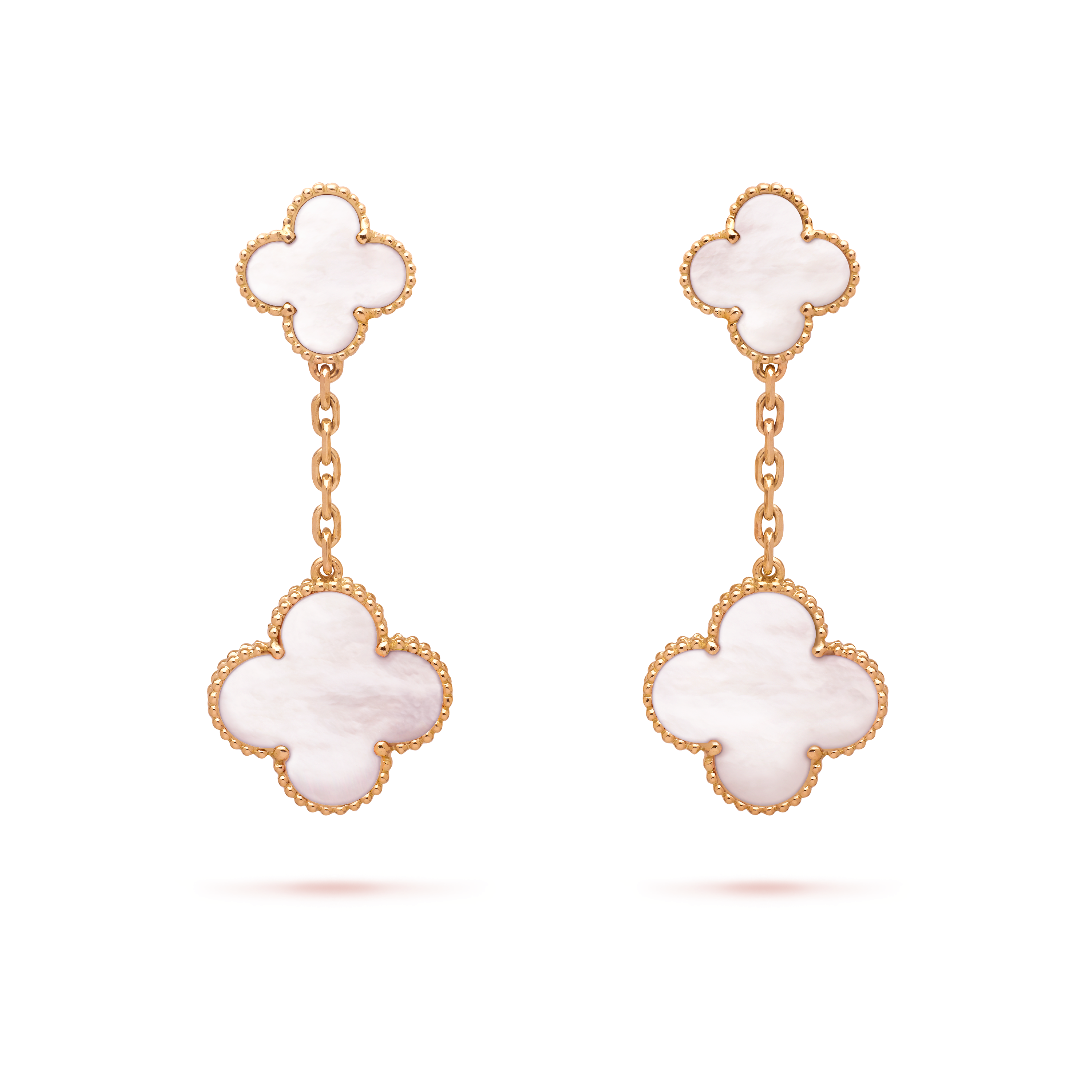 VCE033 VCA 2 Motifs Magic Alhambra earrings clip - ccjewelryacc