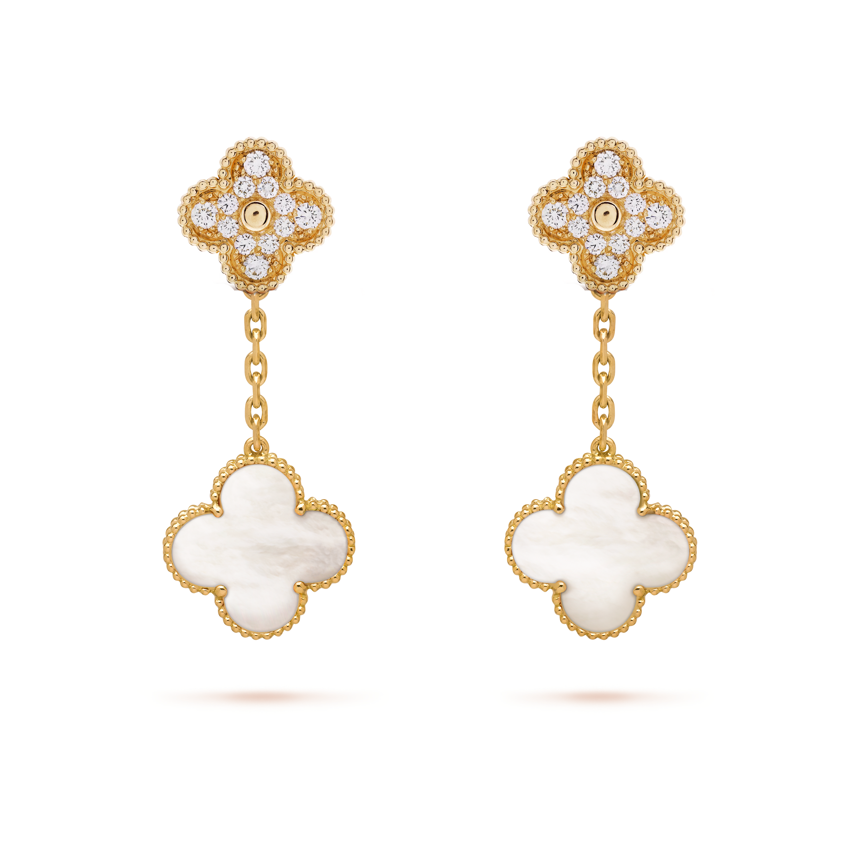 VCE001 VCA 2 motif magic alhambra earring clips - ccfashionjewelry