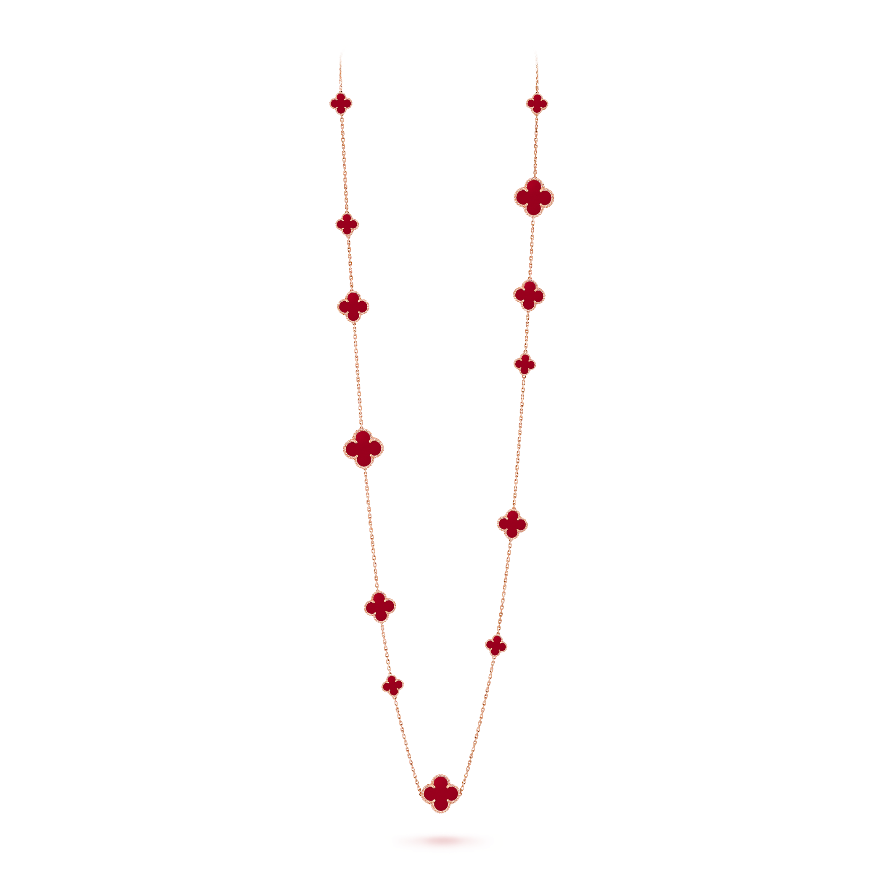 VCN041 VCA Magic Alhambra long necklace, 16 motifs - ccjewelryacc