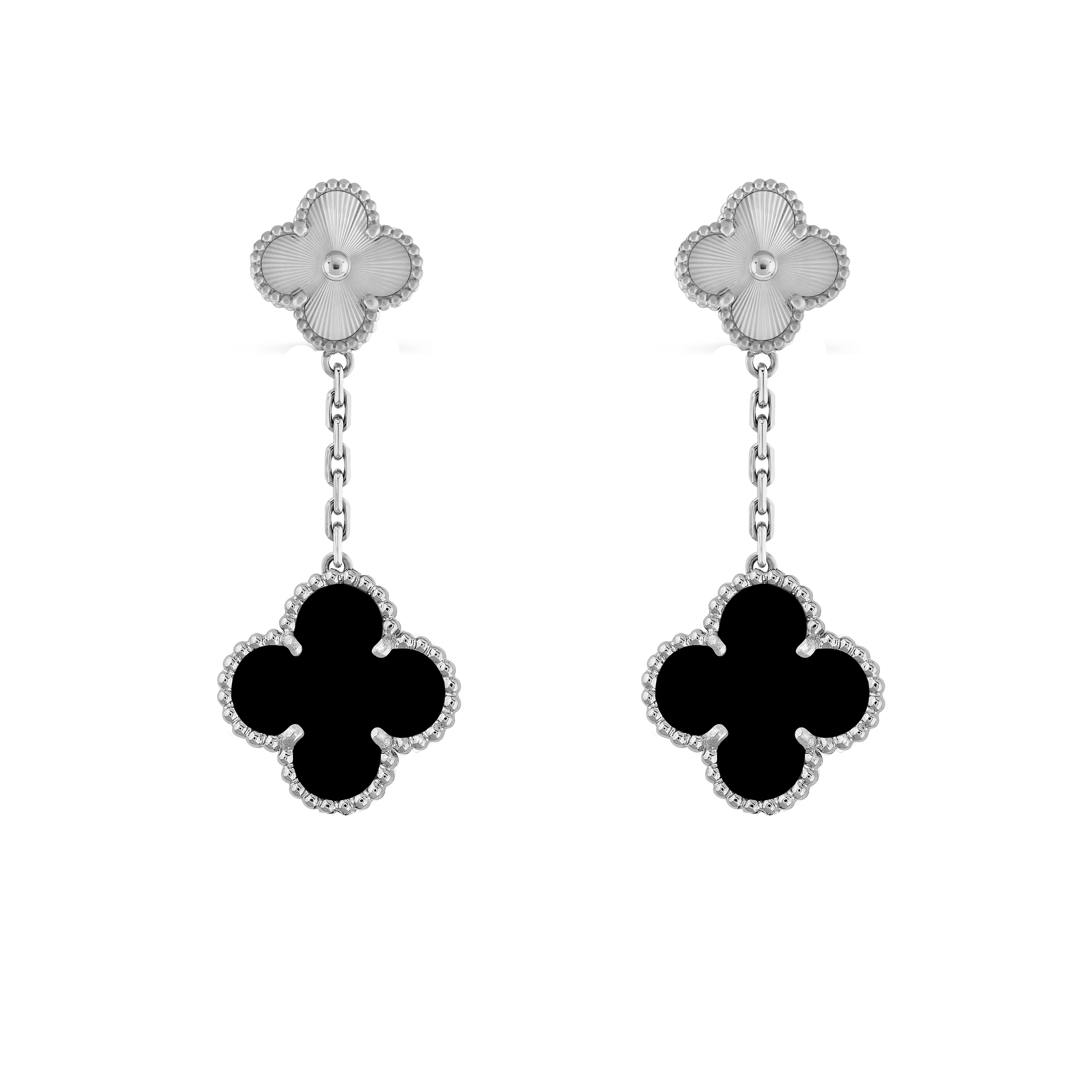VCE026 VCA vintage alhambra earring clip 2 motifs - ccfashionjewelry