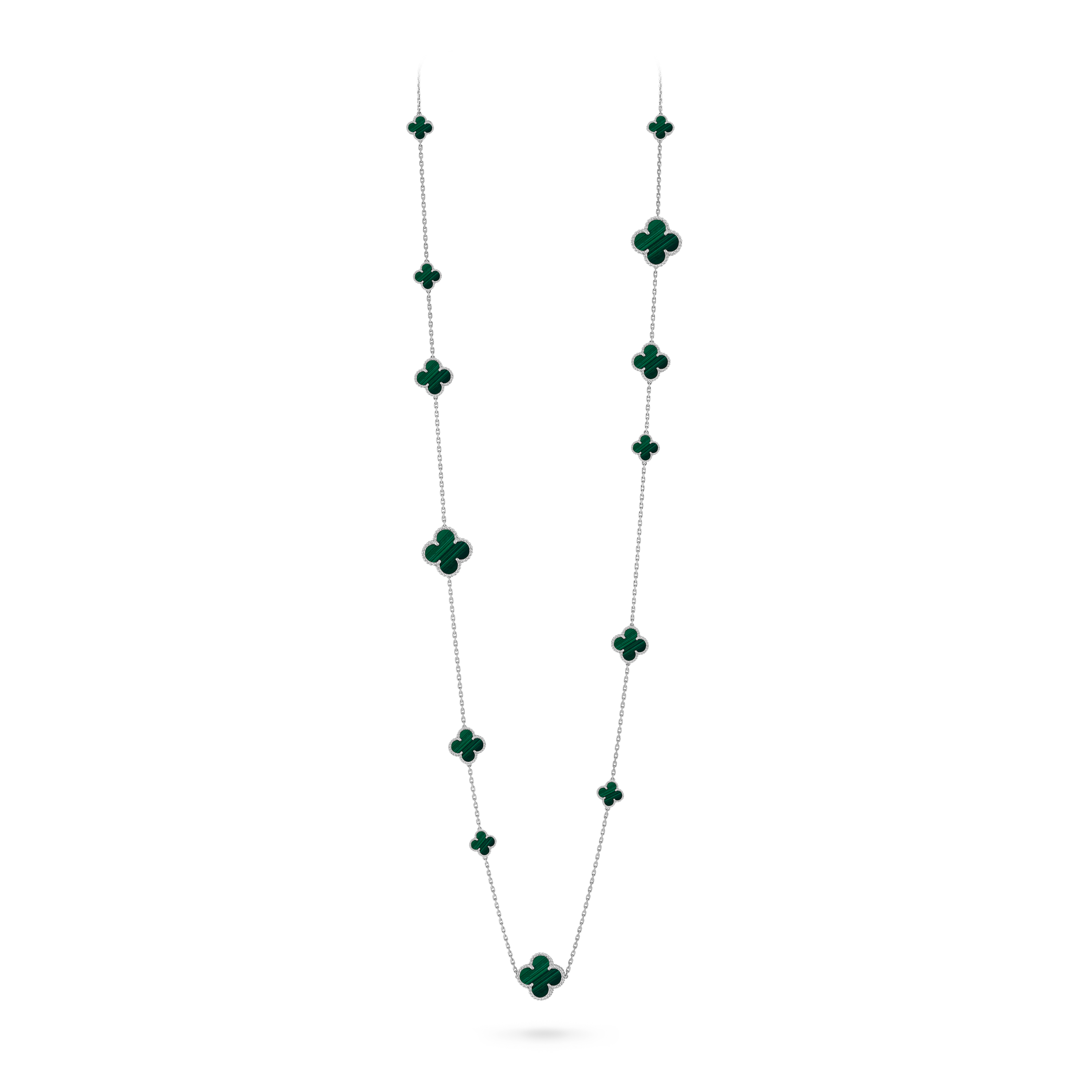 VCN041 VCA Magic Alhambra long necklace, 16 motifs - ccjewelryacc