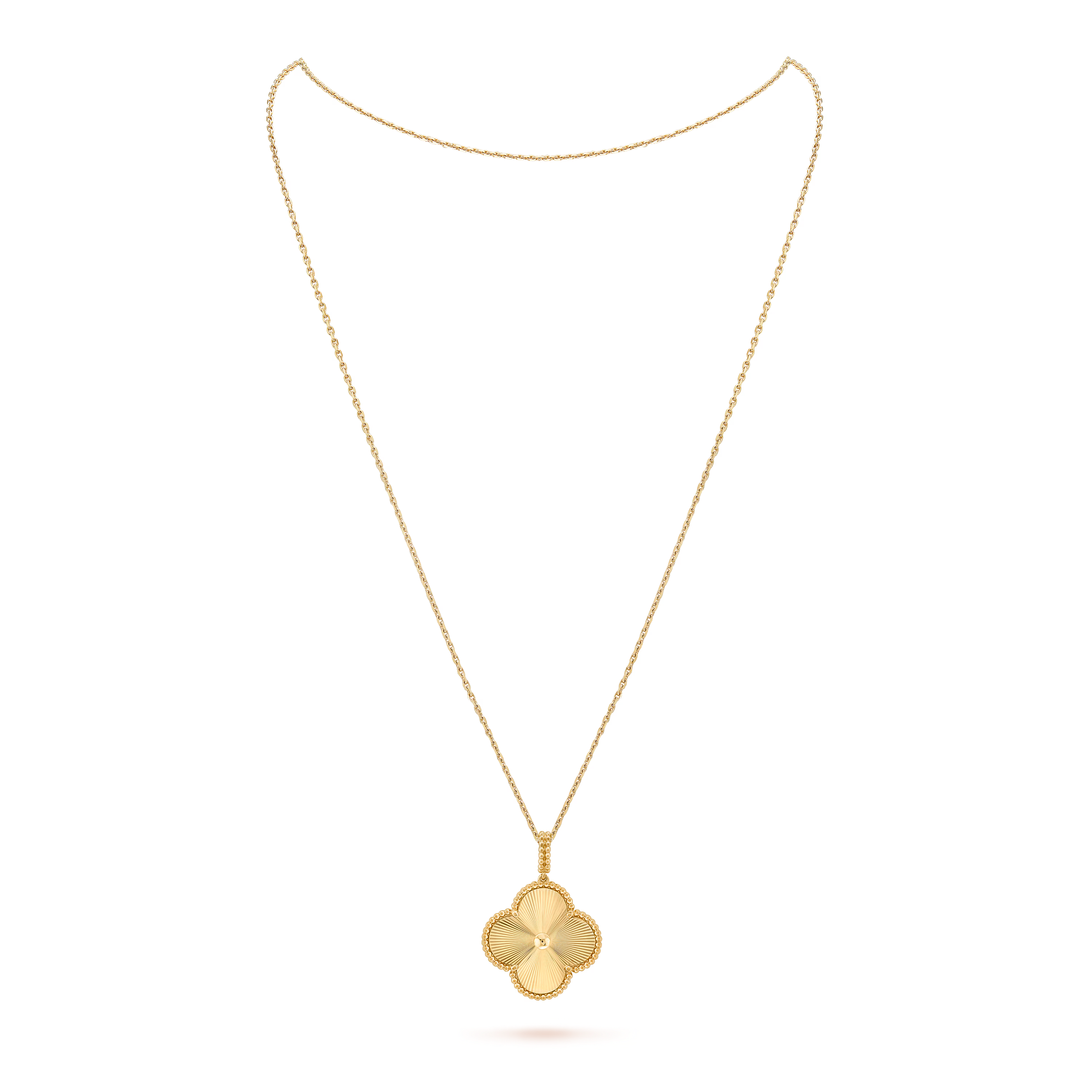 VCN044 VCA Gold Magic Alhambra Pendant Necklace - ccfashionjewelry