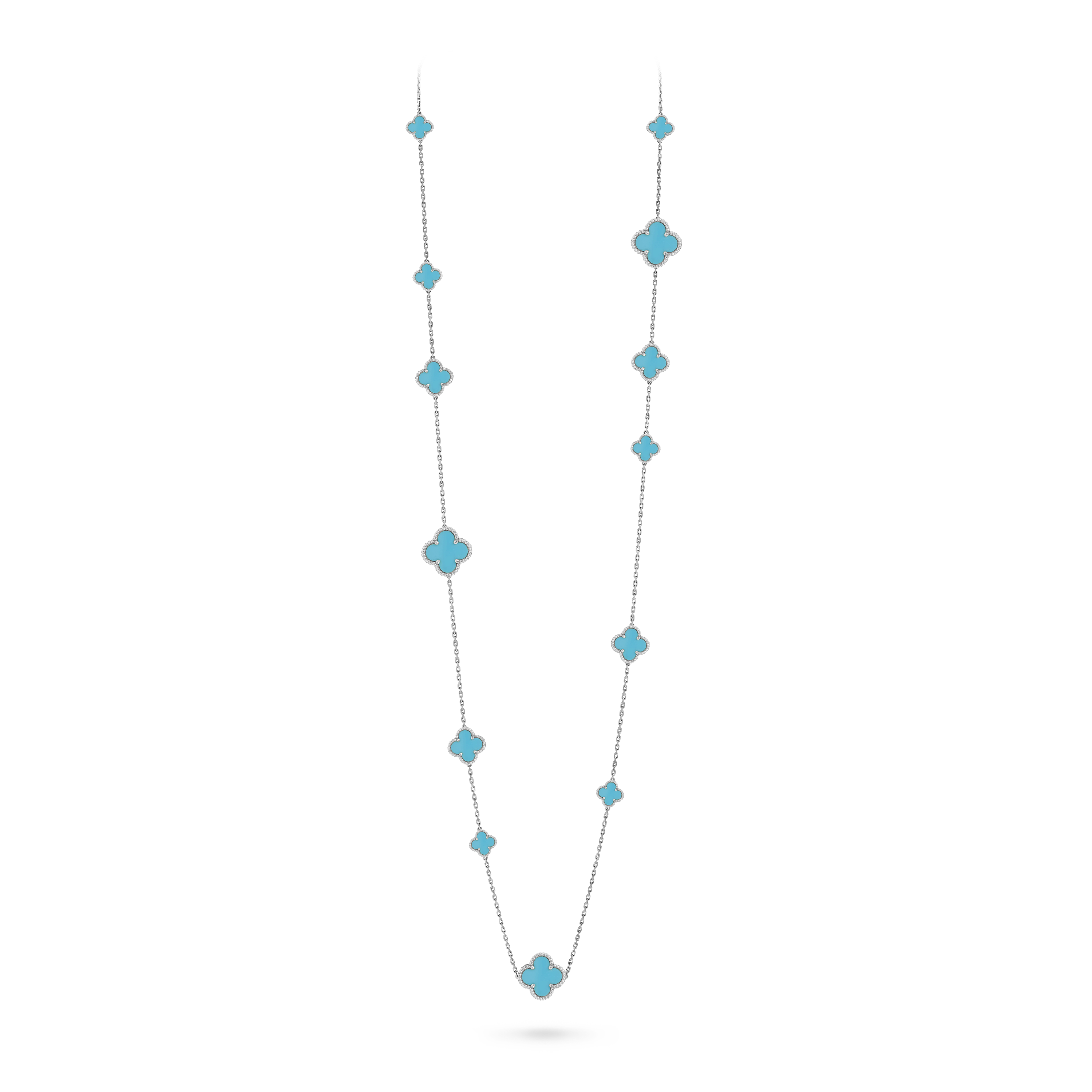 VCN041 VCA Magic Alhambra long necklace, 16 motifs - ccjewelryacc