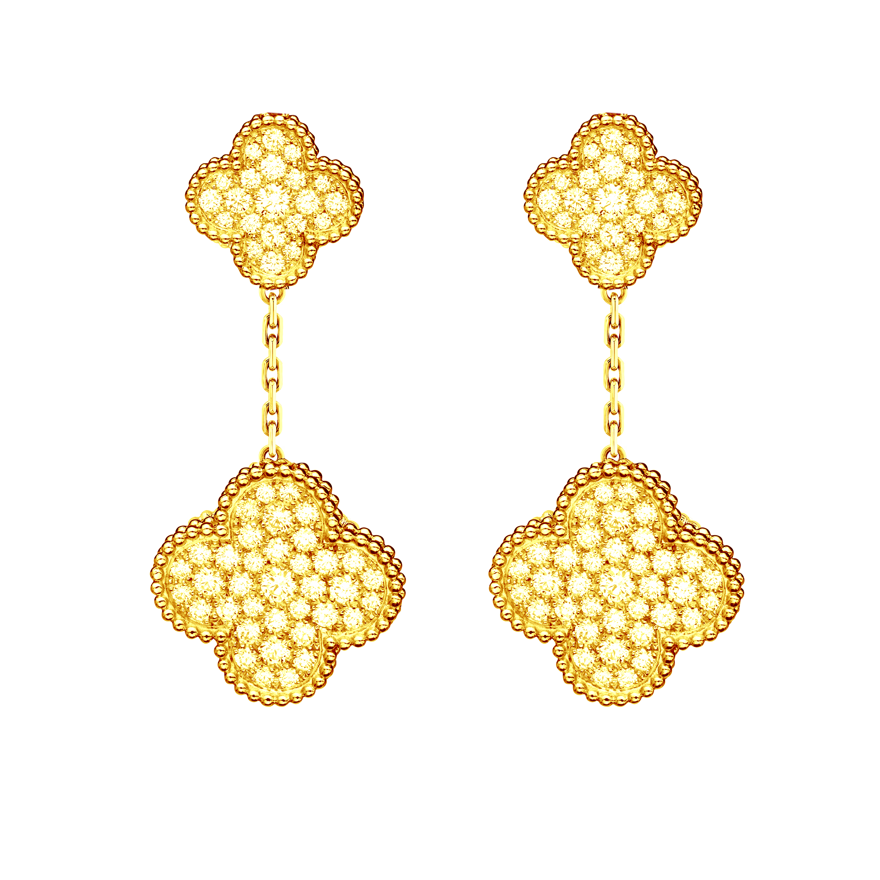 VCE016 VCA Vintage Magic Alhambra earring 2 motifs - ccjewelryacc
