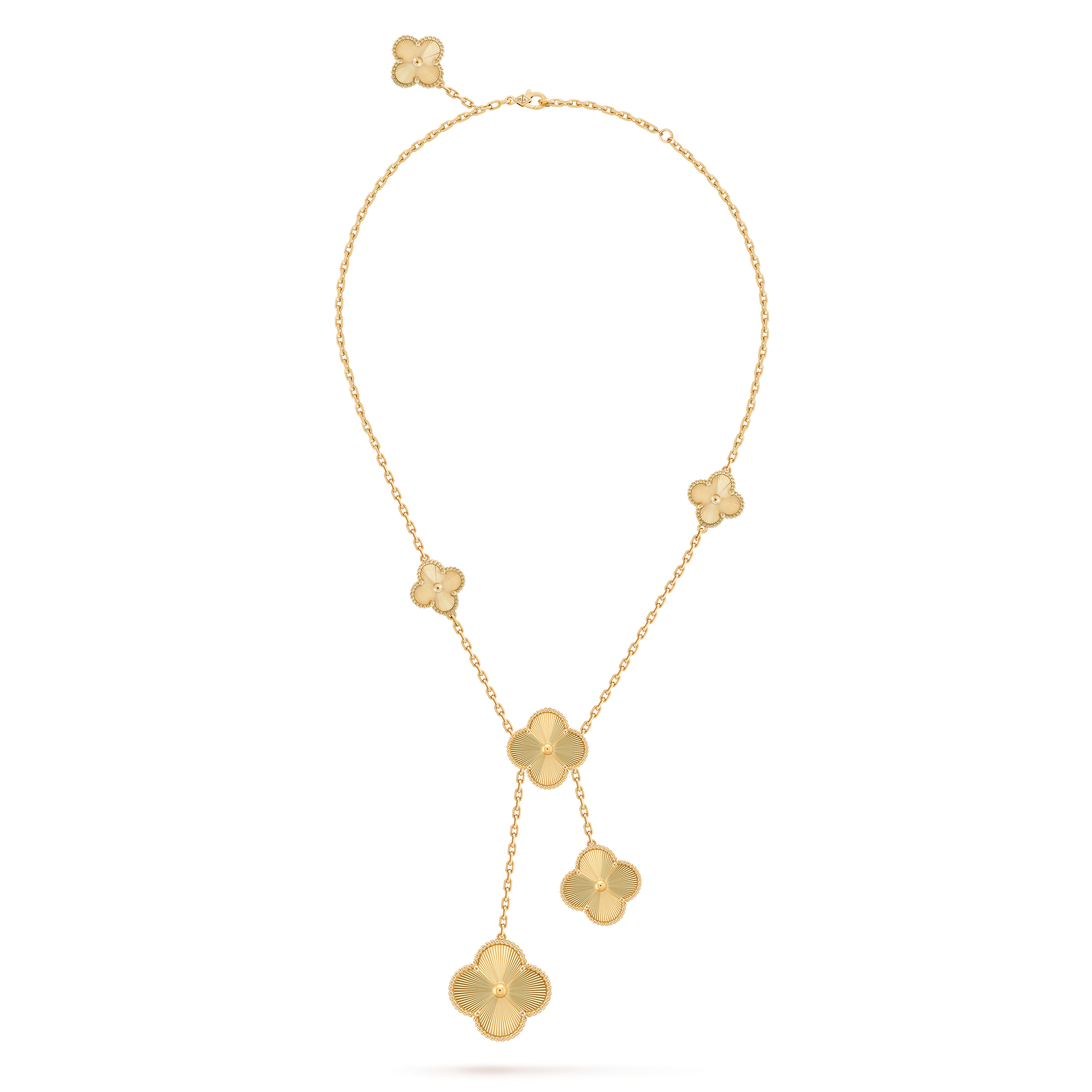 VCN078 Vca 6 motif magic alhambra necklace gold - ccfashionjewelry