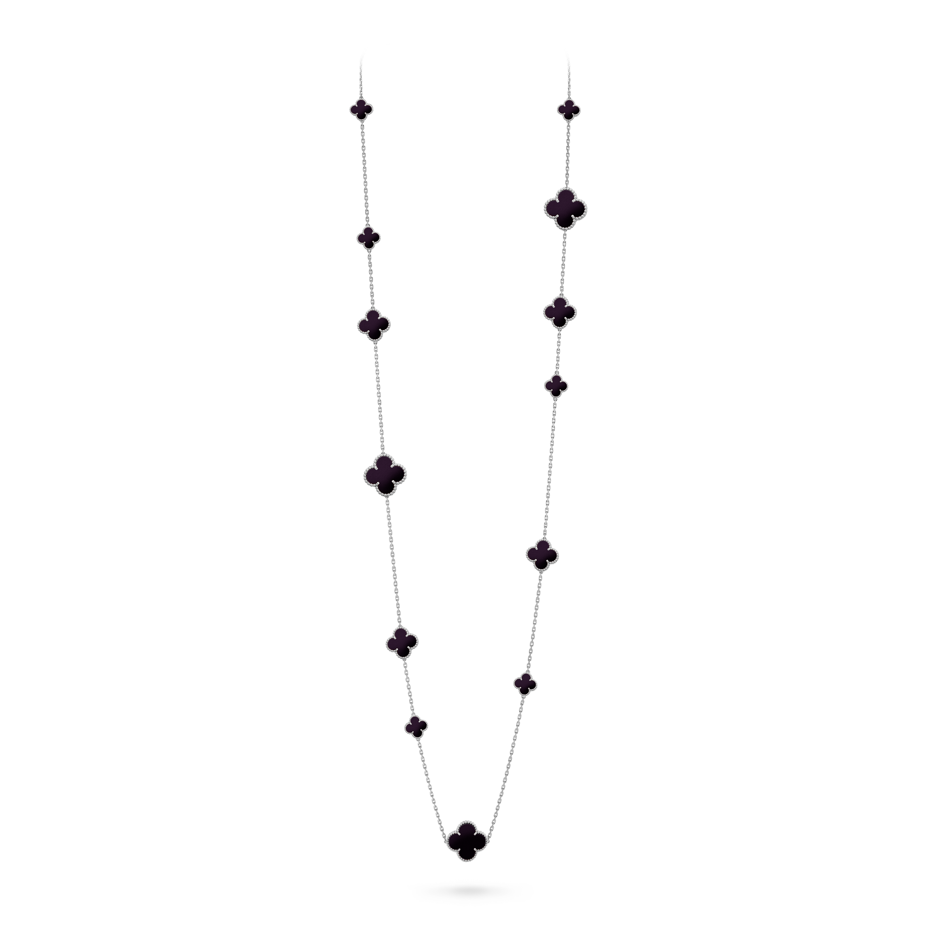 VCN041 VCA Magic Alhambra long necklace, 16 motifs - ccjewelryacc