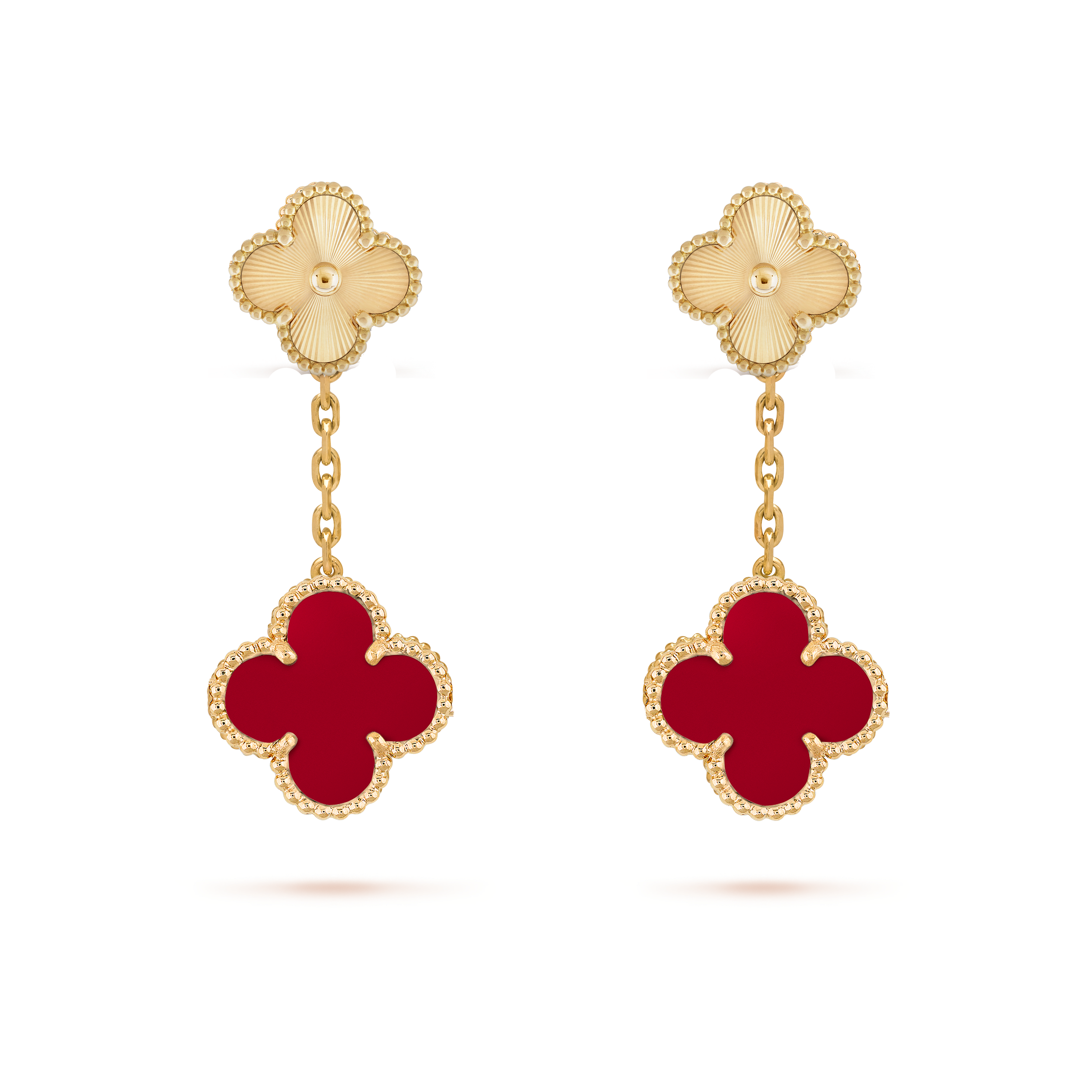 VCE026 VCA vintage alhambra earring clip 2 motifs - ccfashionjewelry