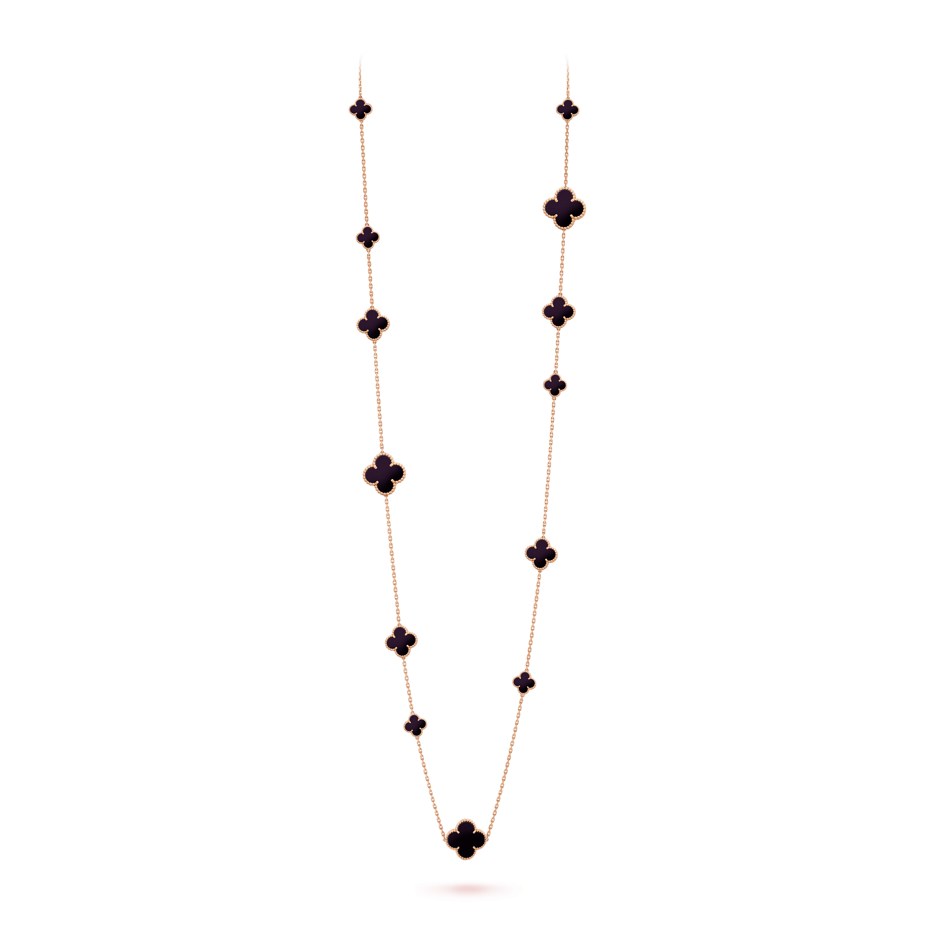 VCN041 VCA Magic Alhambra long necklace, 16 motifs - ccjewelryacc