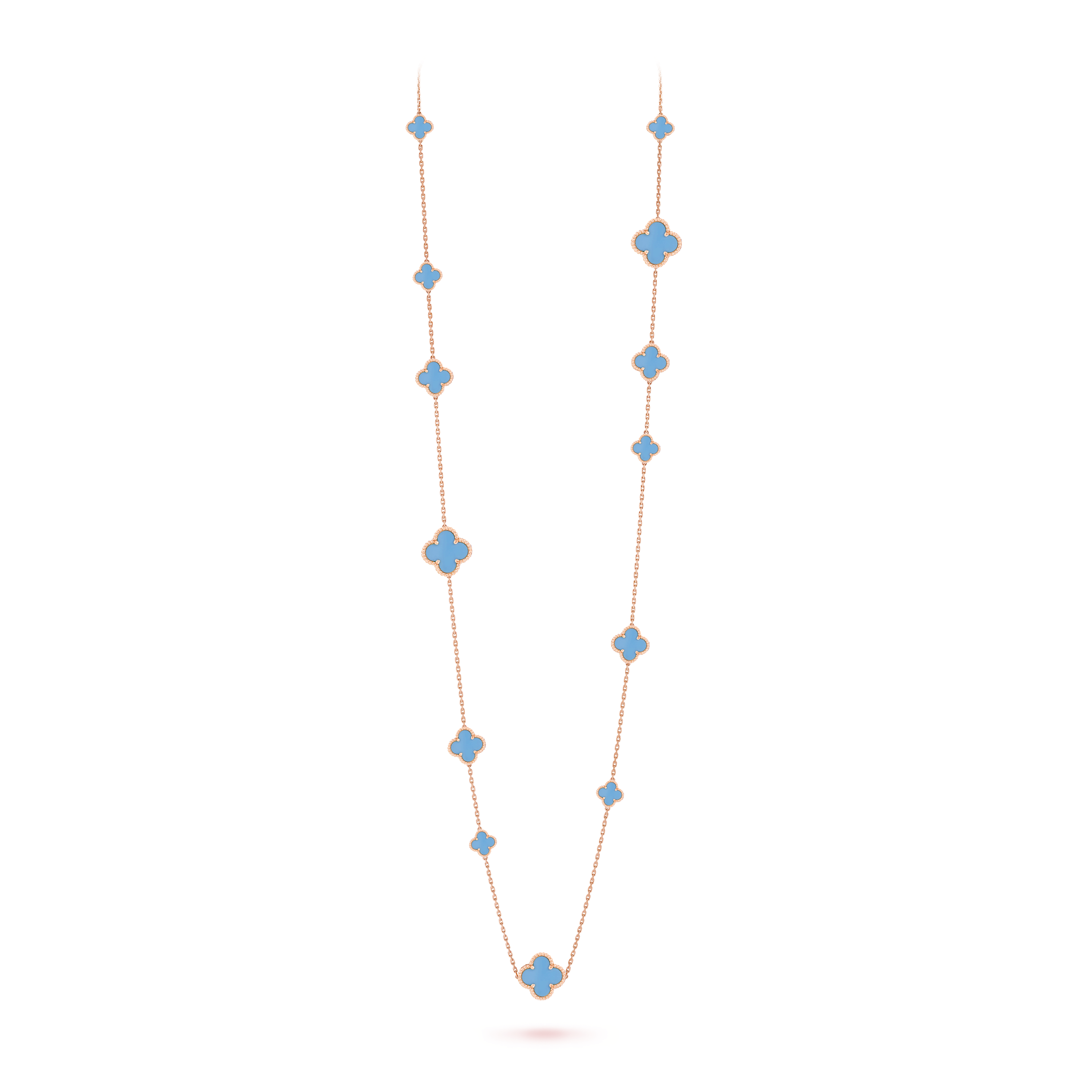VCN041 VCA Magic Alhambra long necklace, 16 motifs - ccjewelryacc