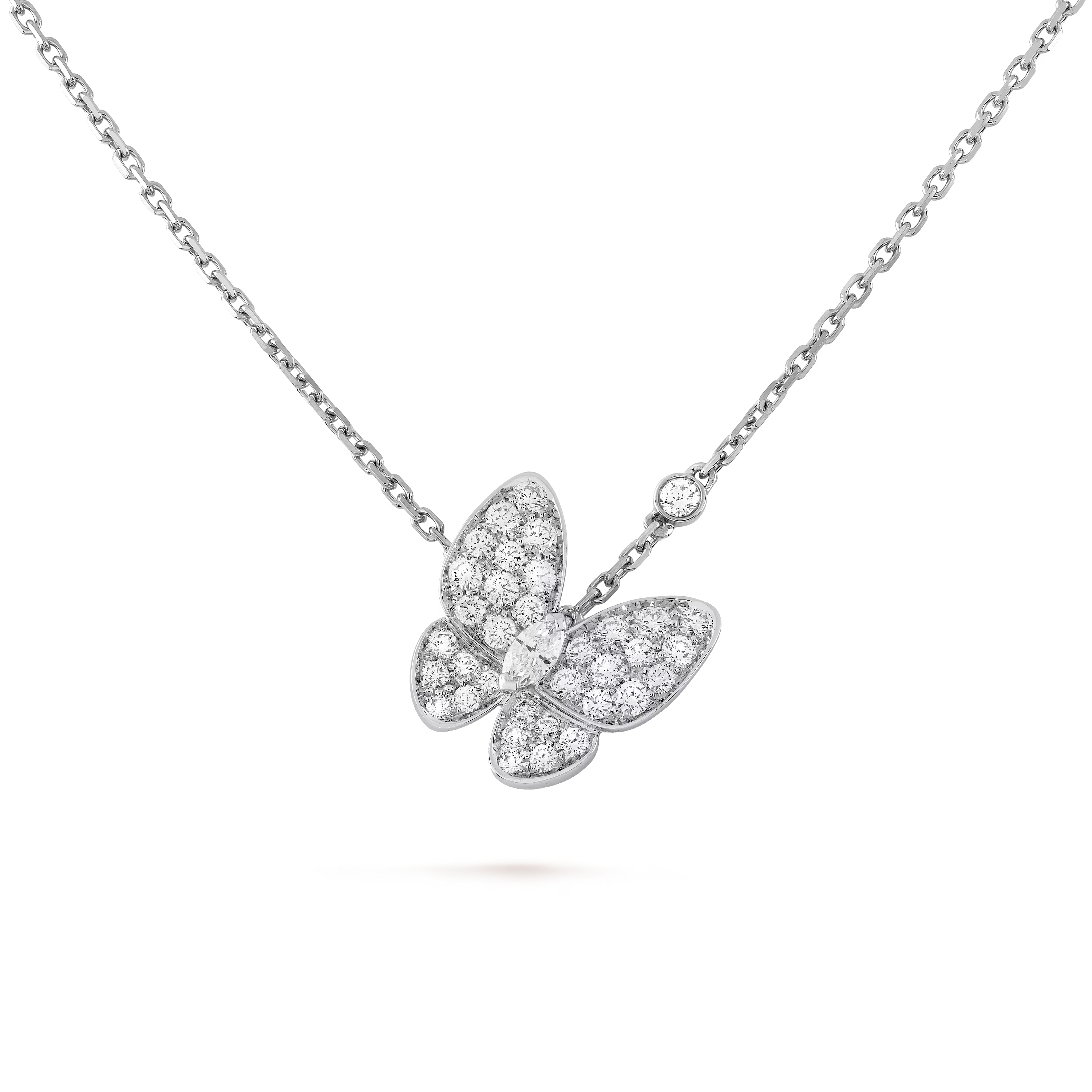 VCT010 Van cleef diamond two butterfly jewelry set - ccfashionjewelry