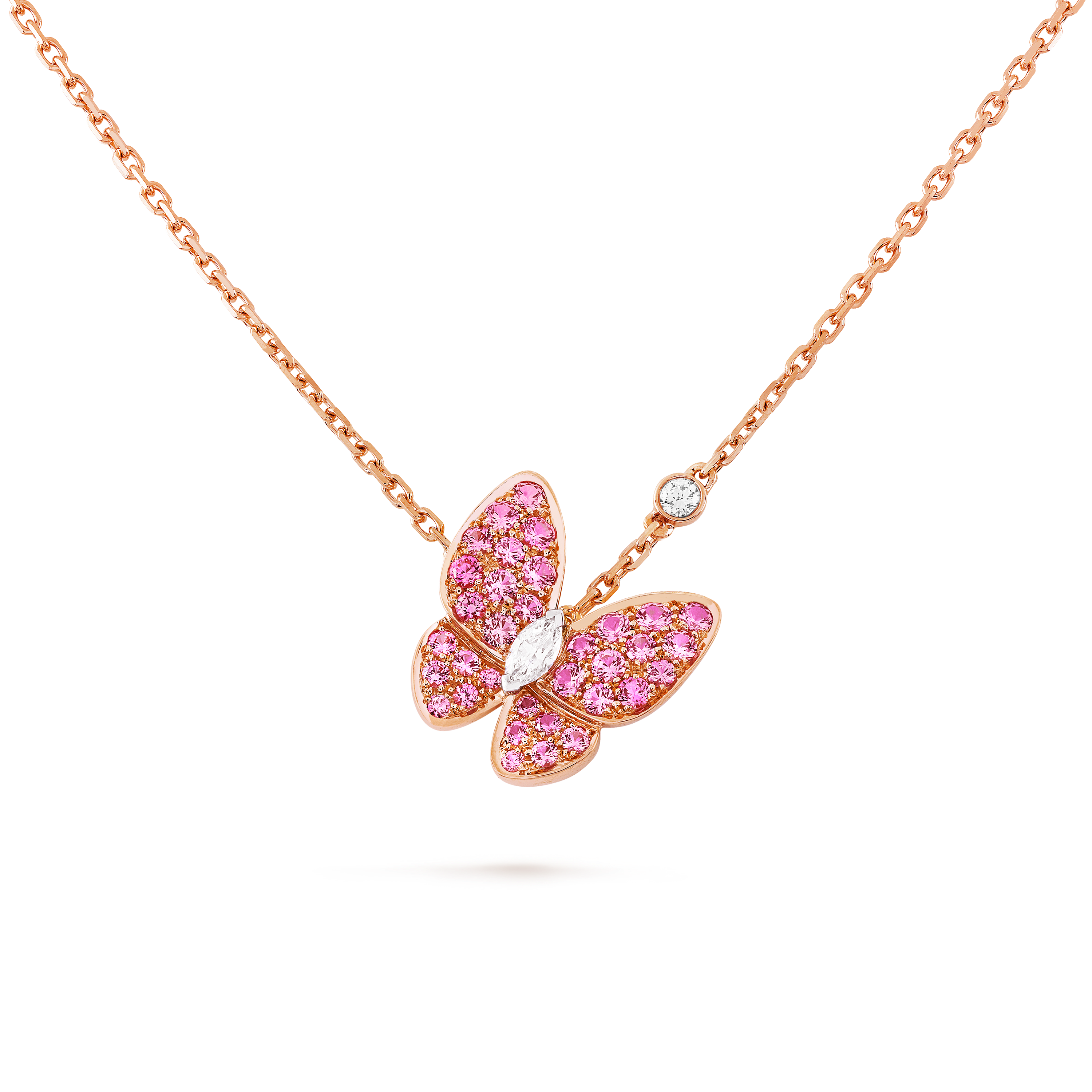 VCN046 Van cleef two butterfly necklace - ccjewelryacc