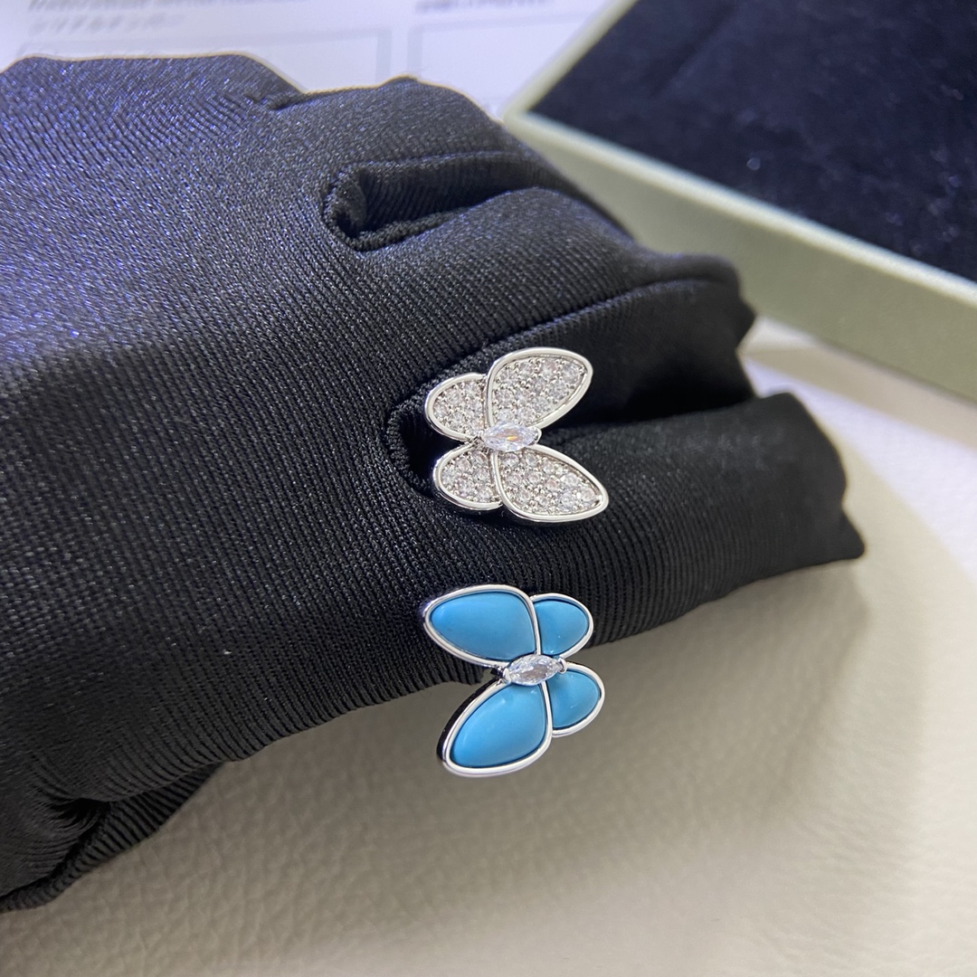 VCR015 Two Butterfly Between the Finger ring - ccjewelryacc