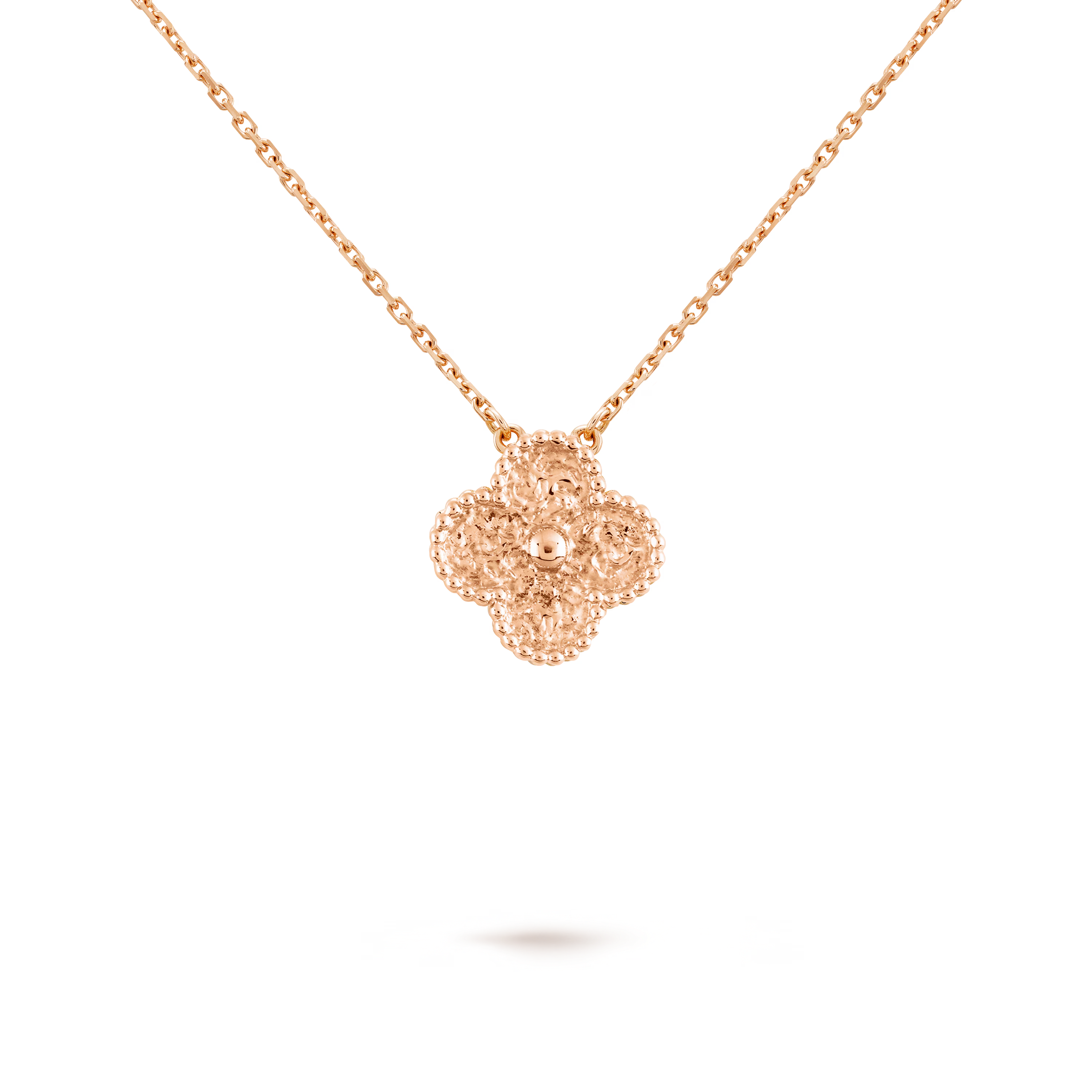 VCN022 Mini Gold stamping vca sweet alhambra necklace - ccfashionjewelry
