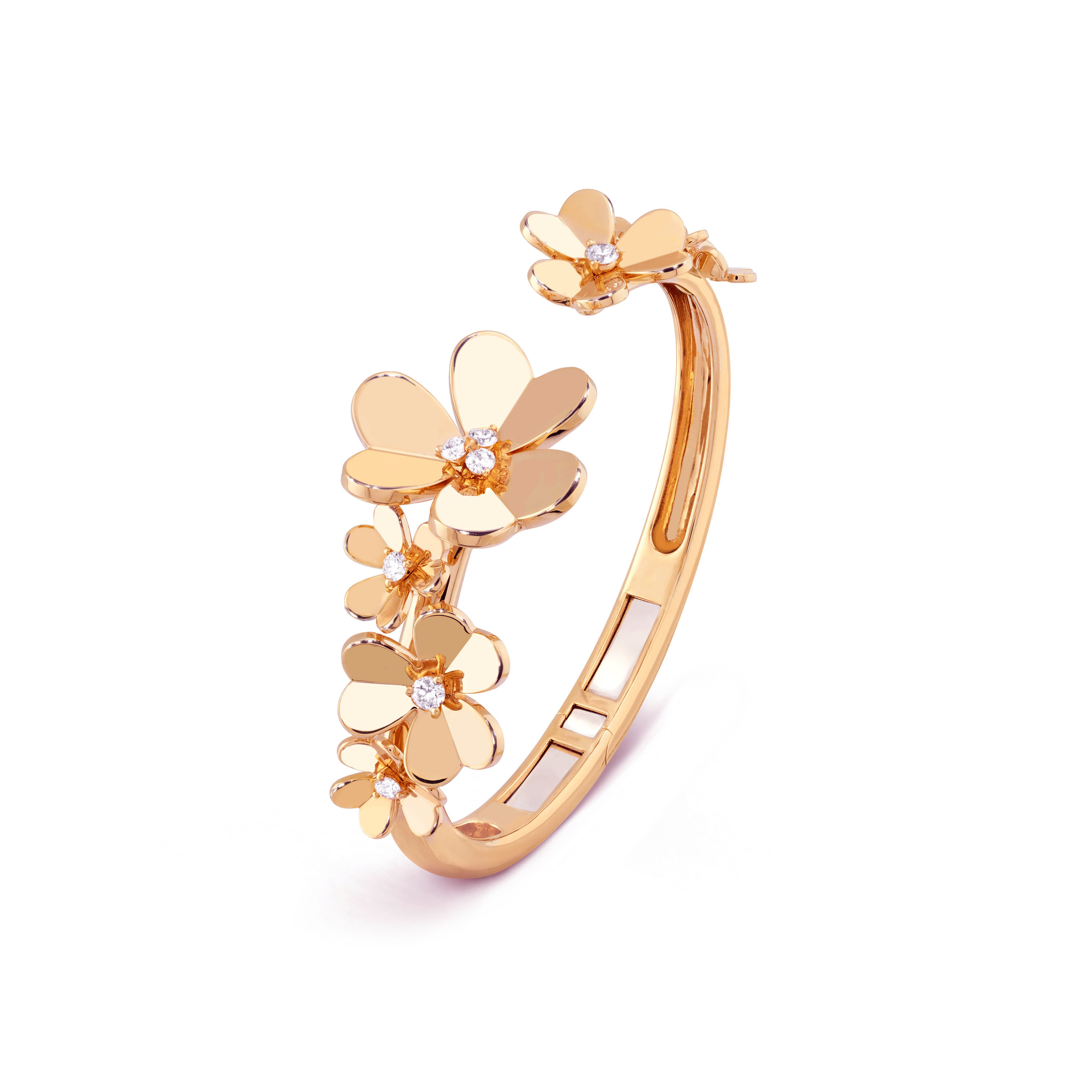 VCS025 VCA Frivole bracelet, 7 flowers, medium model - ccfashionjewelry