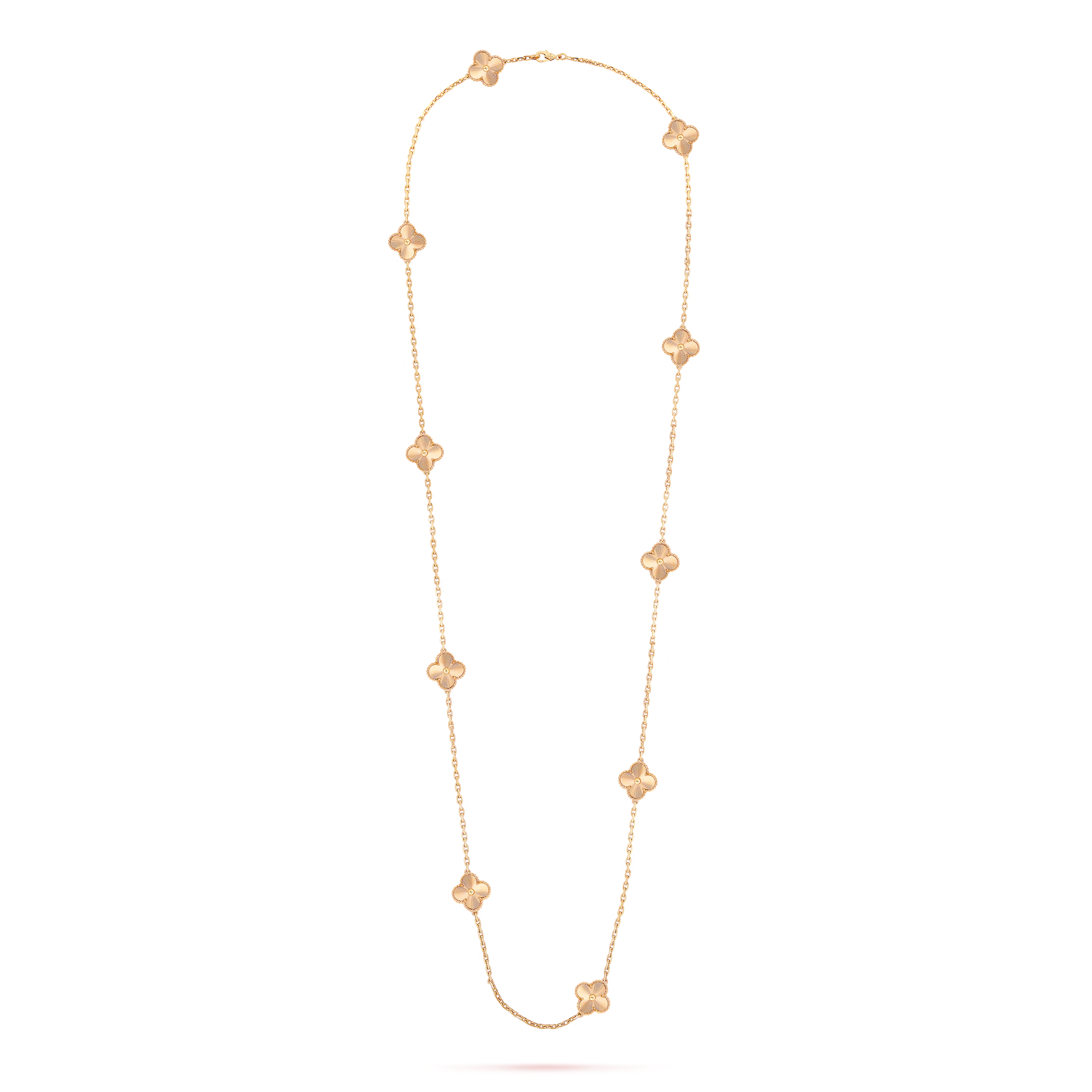 VCN026 VCA 10 motif vintage alhambra long necklace - ccfashionjewelry