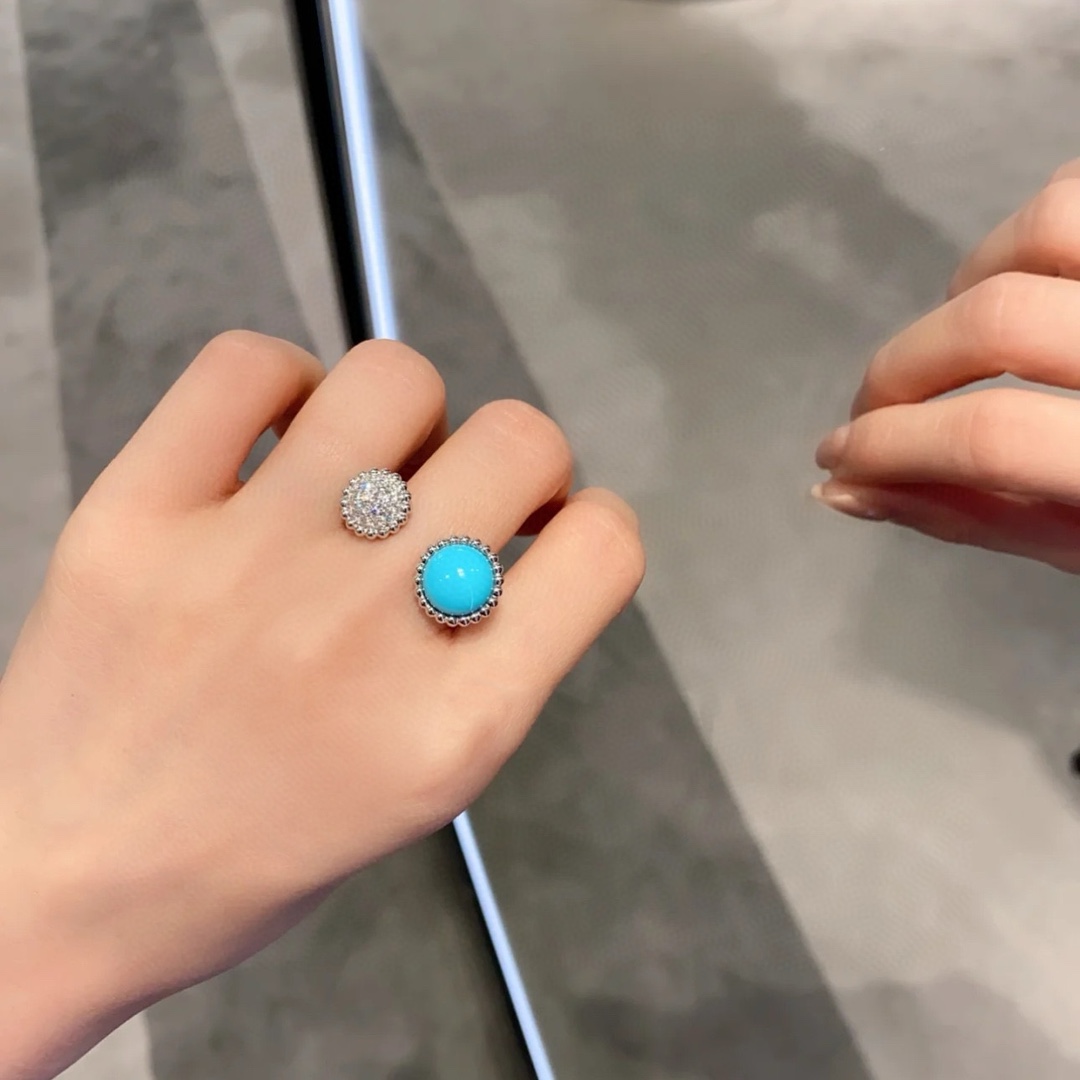 VCR004 van Perlée couleurs Between the Finger ring - ccjewelryacc