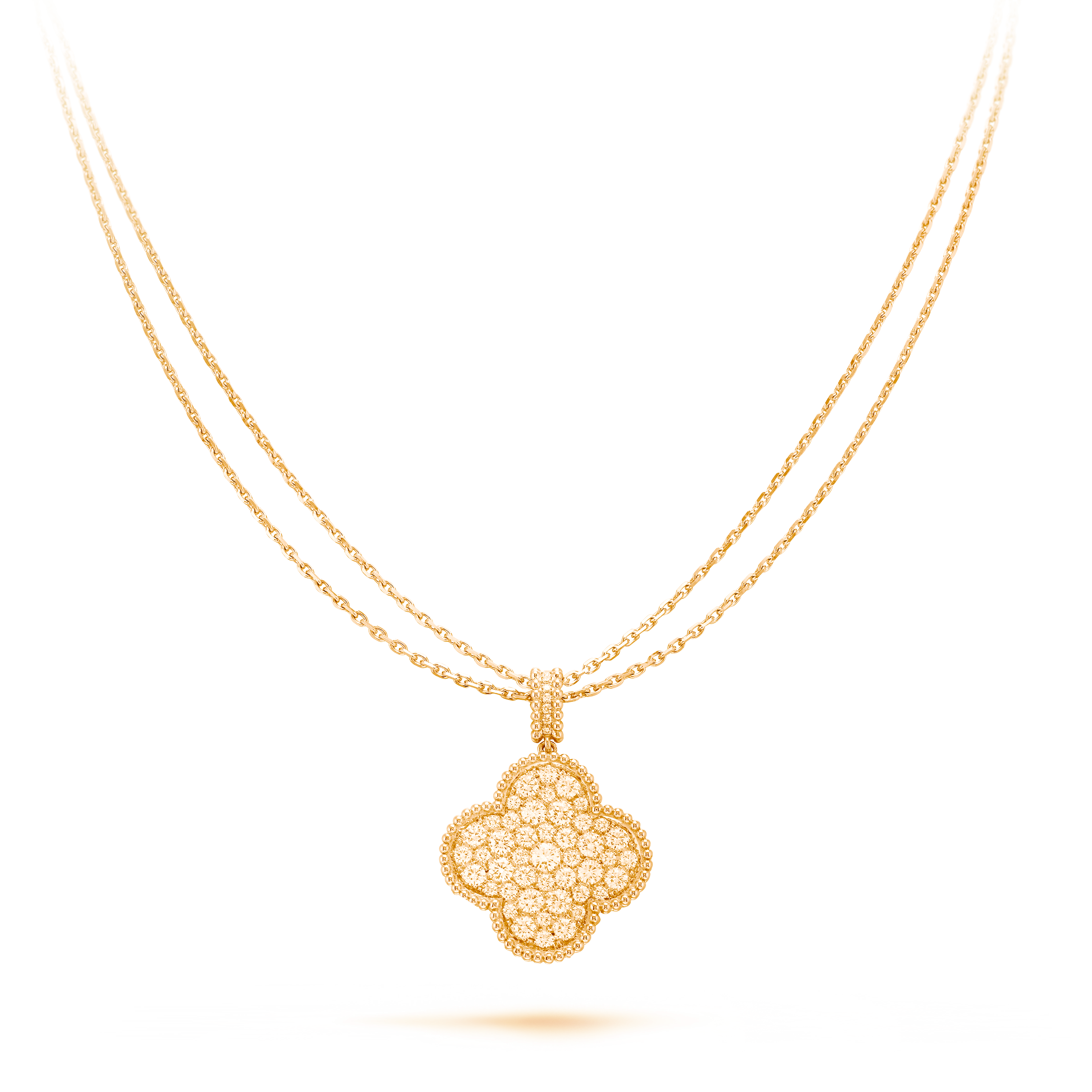 VCN053L Van cleef & arpels vintage magic alhambra pendant Long Chain - ccfashionjewelry