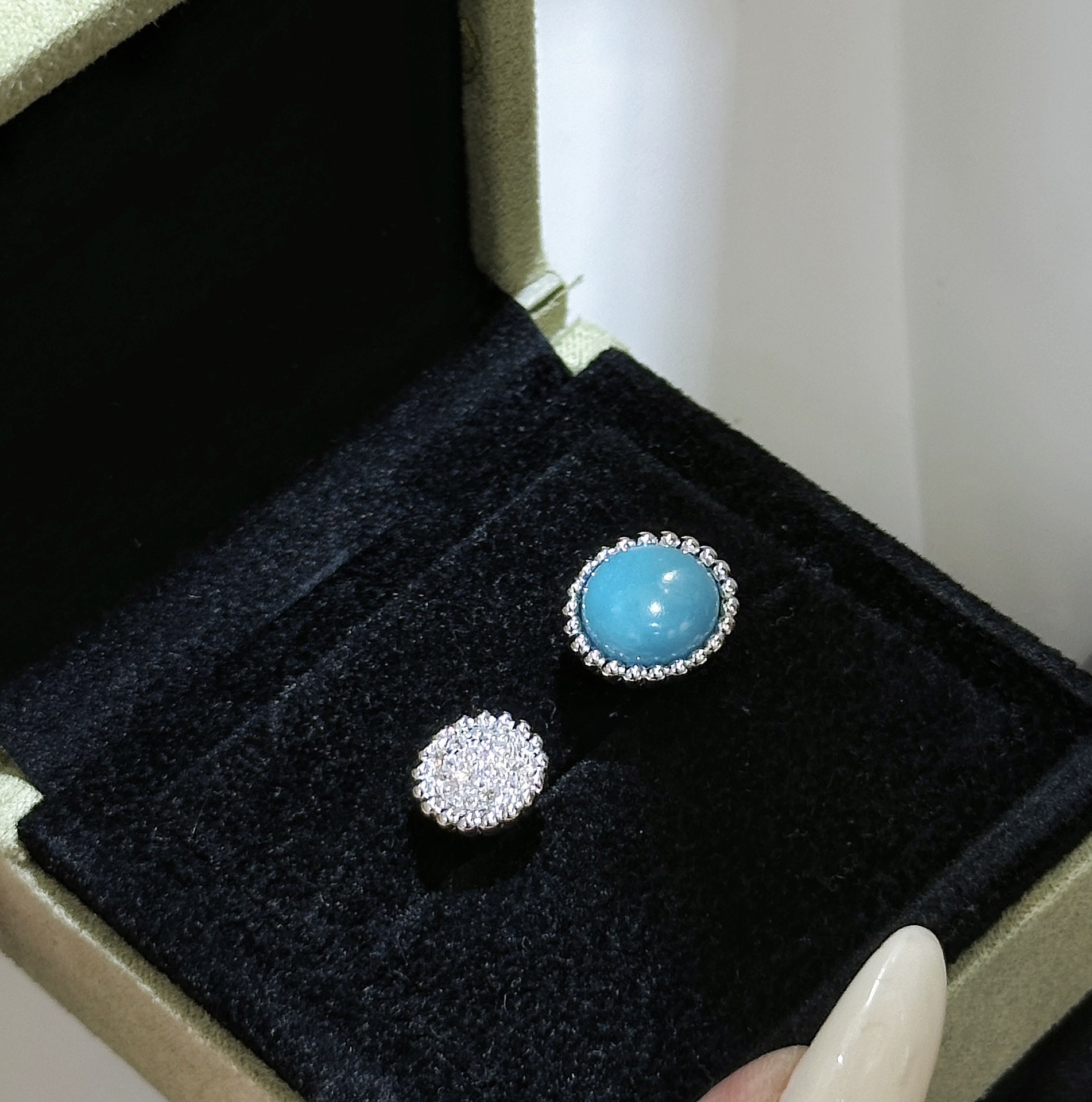 VCR004 van Perlée couleurs Between the Finger ring - ccjewelryacc