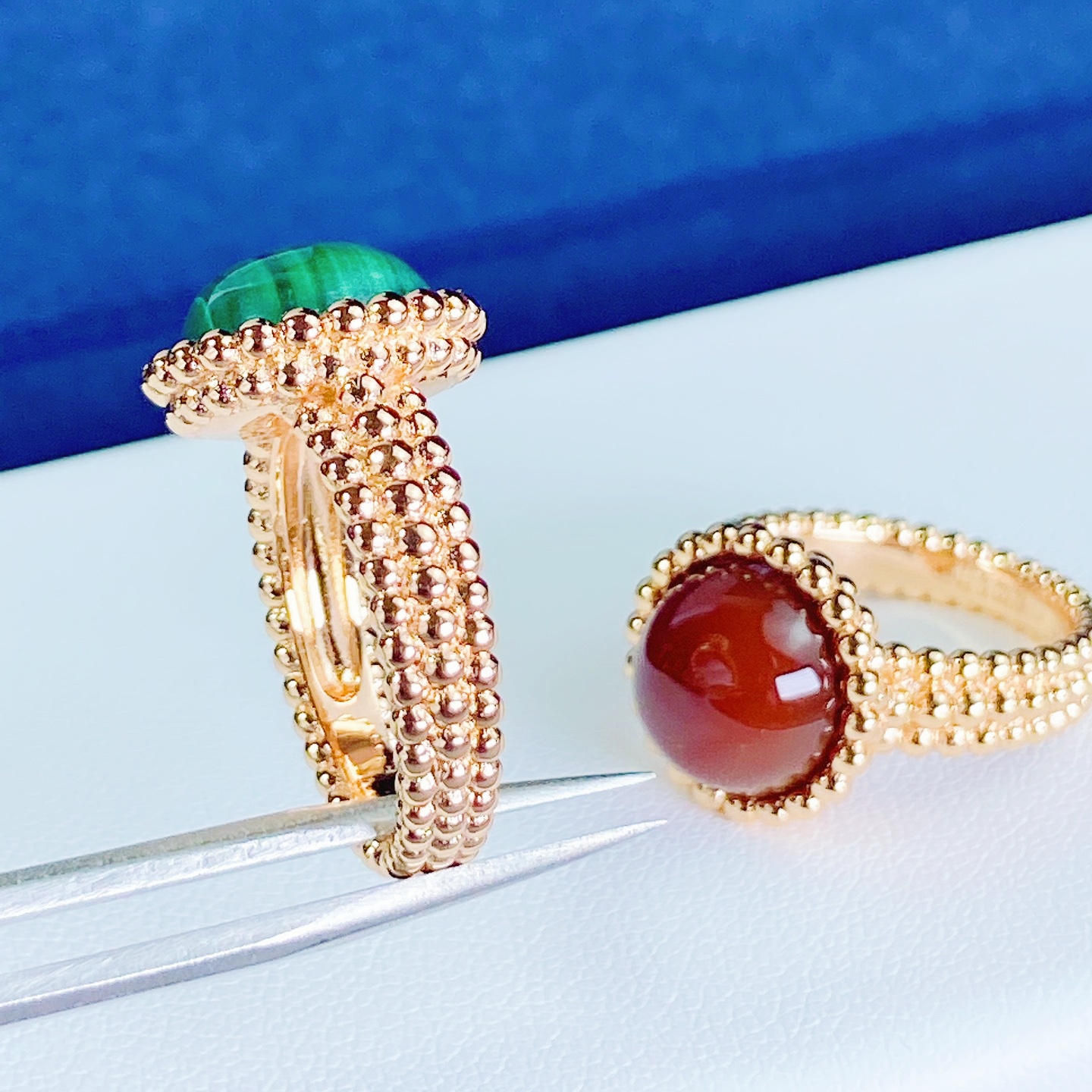 VCRV009 18k Gold VCA Perlée couleurs ring - ccjewelryacc