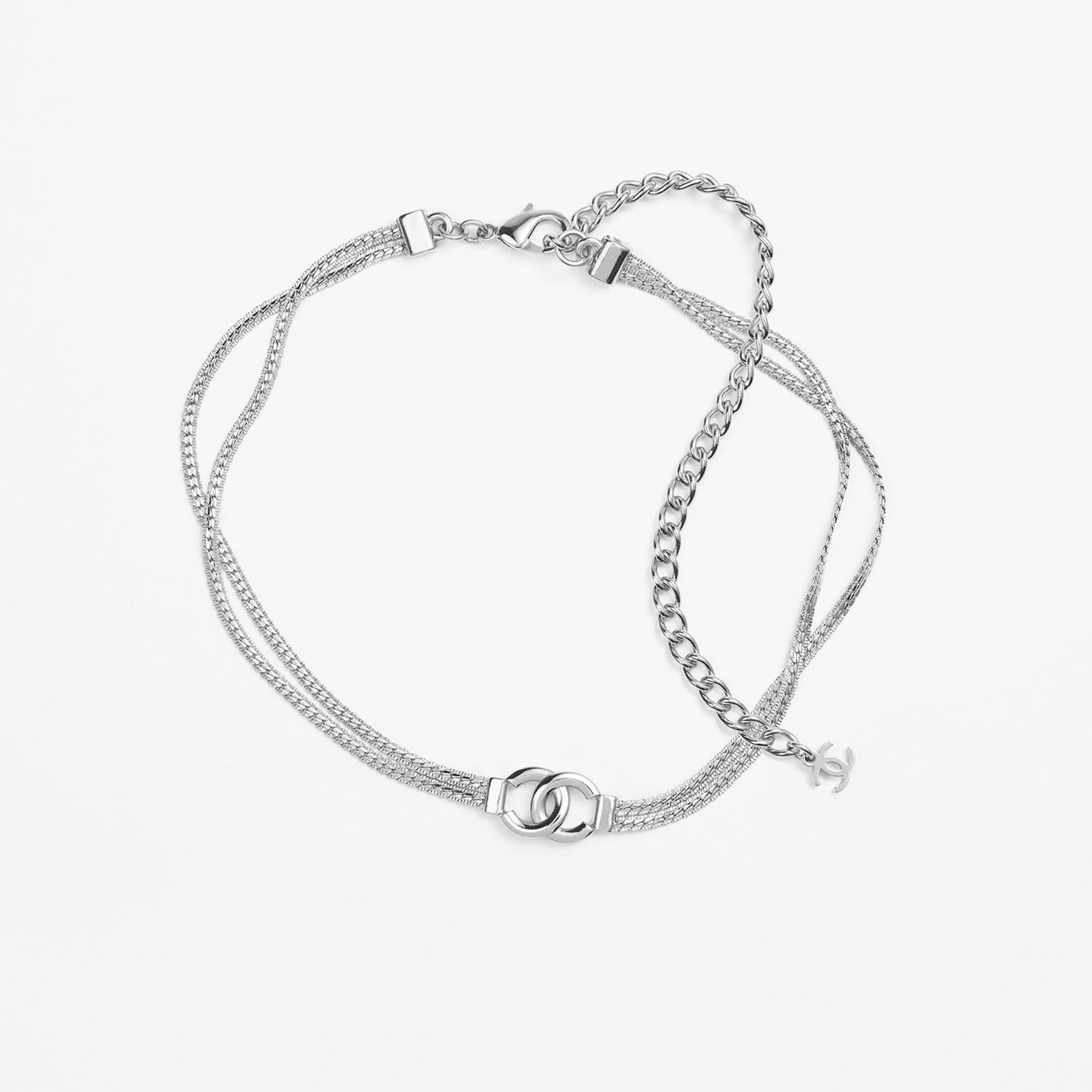 CCN533 Metal snake chain choker necklace - ccjewelryacc