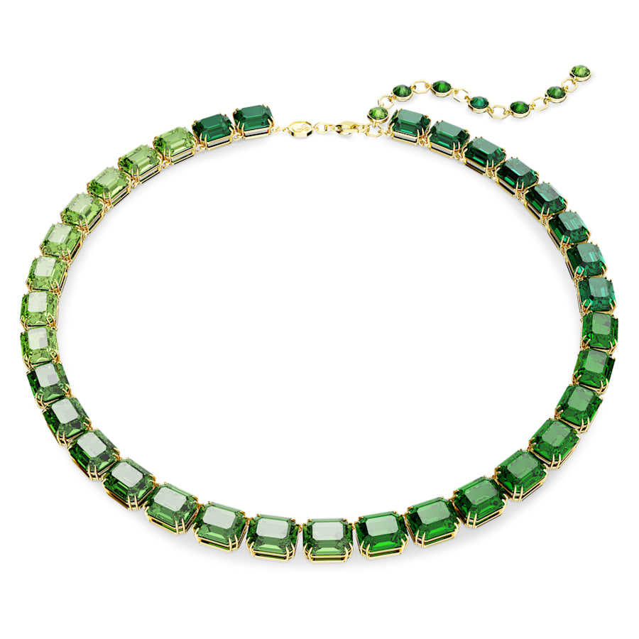 SVT009 Swarovski Millenia Green Cube Austria Crystal Choker Necklace bracelet hoop earrings for women - ccfashionjewelry