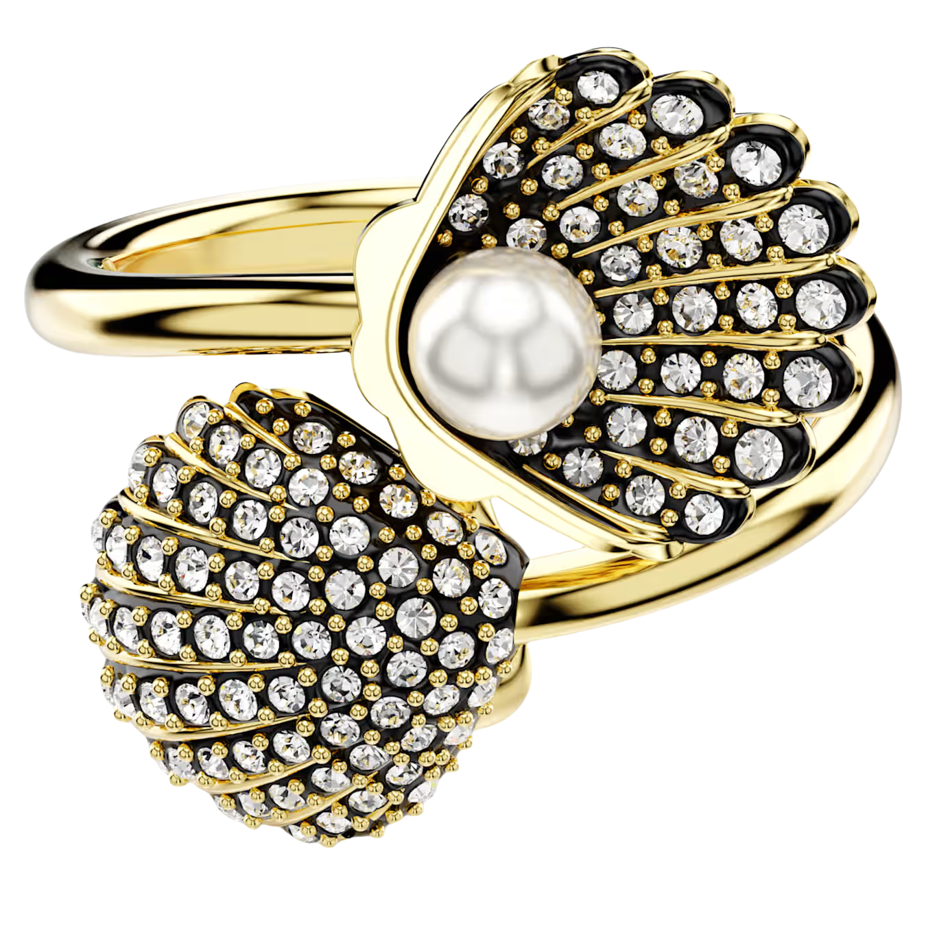 SVT016 Swarovski Idyllia Sea shells Choker Necklace bracelet  earrings Ring Jewelry set for women - ccjewelryacc