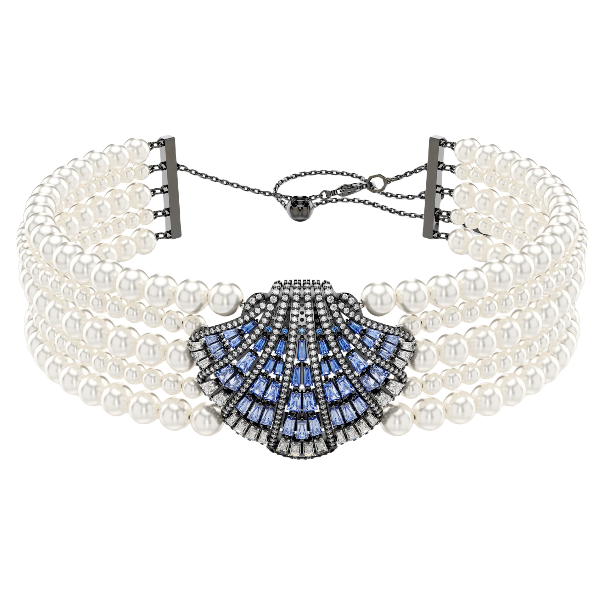 SVT015 Swarovski Idyllia Seashells, starfish Hippocampus Choker Necklace bracelet earrings Ring for women - ccfashionjewelry