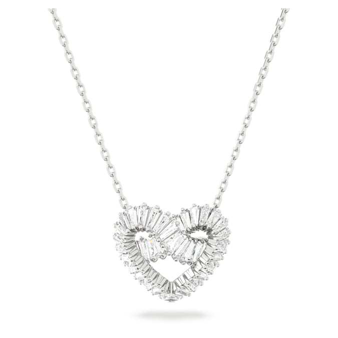 SVT019 Swarovski Matrix Heart necklace bracelet Ring jewelry set for women - ccfashionjewelry