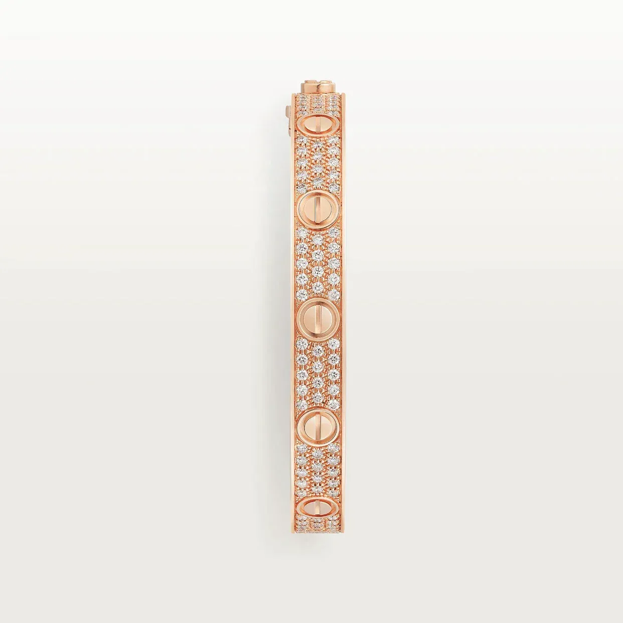 CTSV022 LOVE BRACELET 6.1MM DIAMOND PAVED 18k Gold - ccjewelryacc