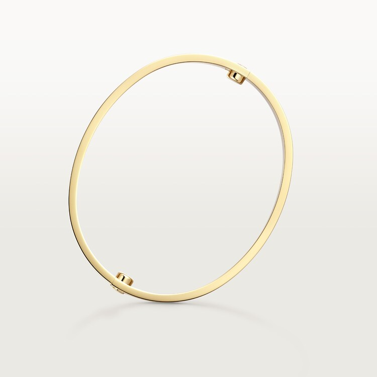 CTSV004  18k Gold LOVE bracelet, classic model 6.1MM - ccjewelryacc