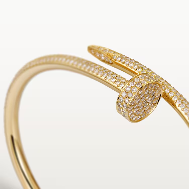 CTSV023  18k Gold Juste un Clou bracelet, classic model, diamonds - ccjewelryacc