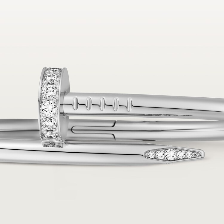 CTSV008 18K Gold Juste un Clou bracelet, classic model, diamonds 3.5mm - ccjewelryacc