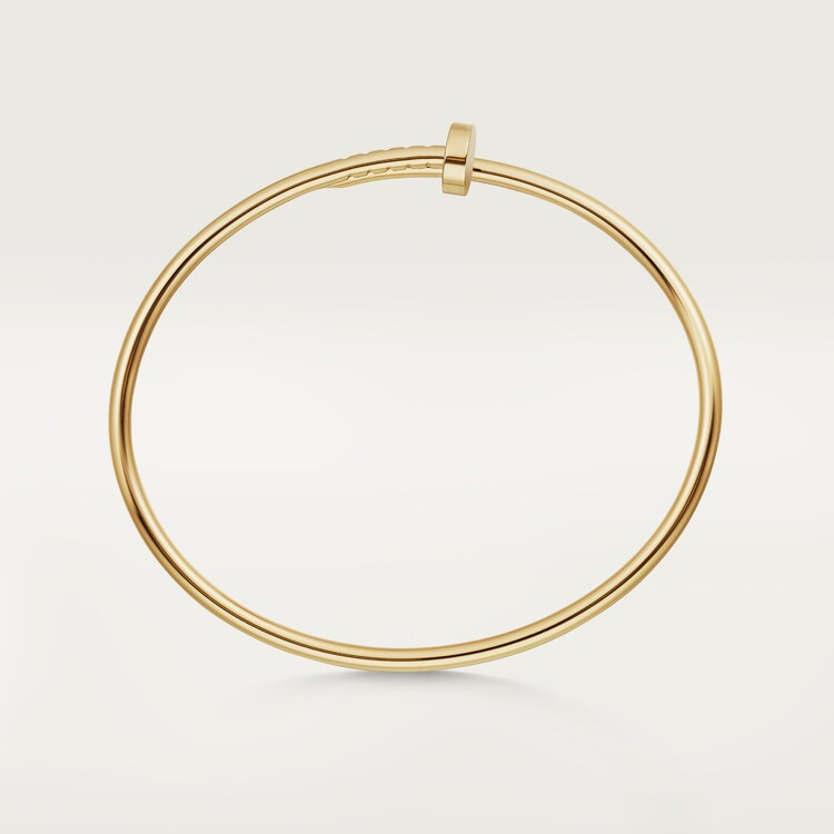 CTSV025 18K Gold slender and flexible Juste un Clou bracelet, small model 2.5mm - ccjewelryacc
