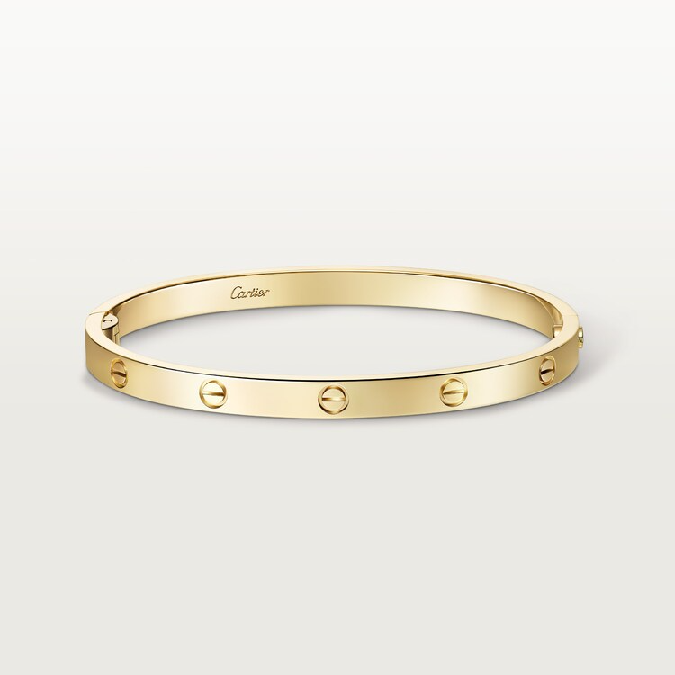 CTSV029 18k Gold LOVE bracelet, medium model 4.8MM - ccjewelryacc