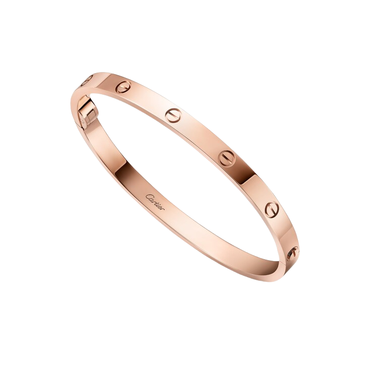 CTSV029 18k Gold LOVE bracelet, medium model 4.8MM - ccjewelryacc